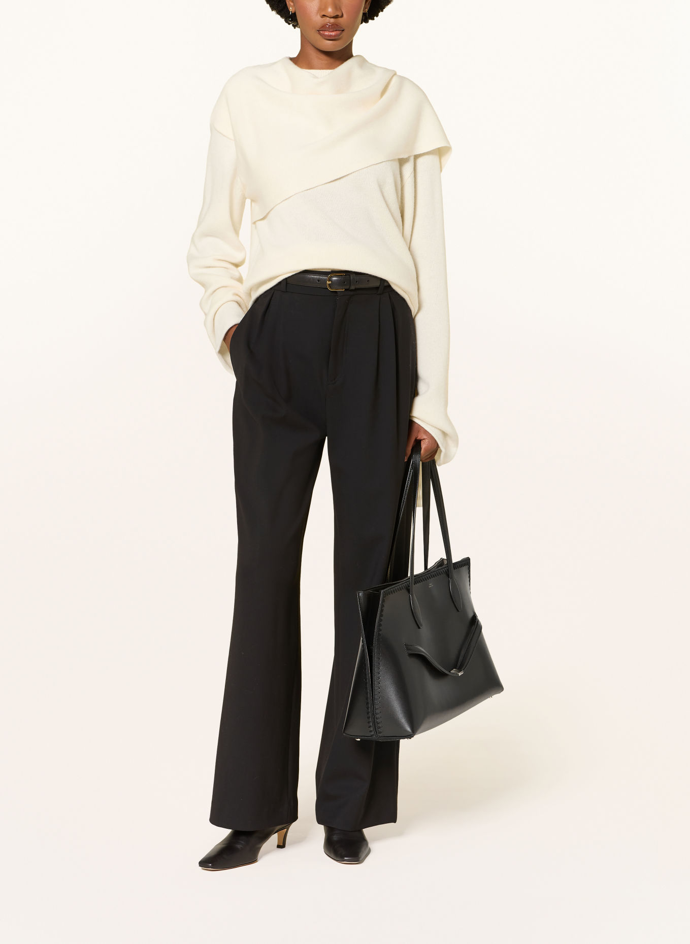 LOULOU DE SAISON Marlene-broek NAT: ZWART