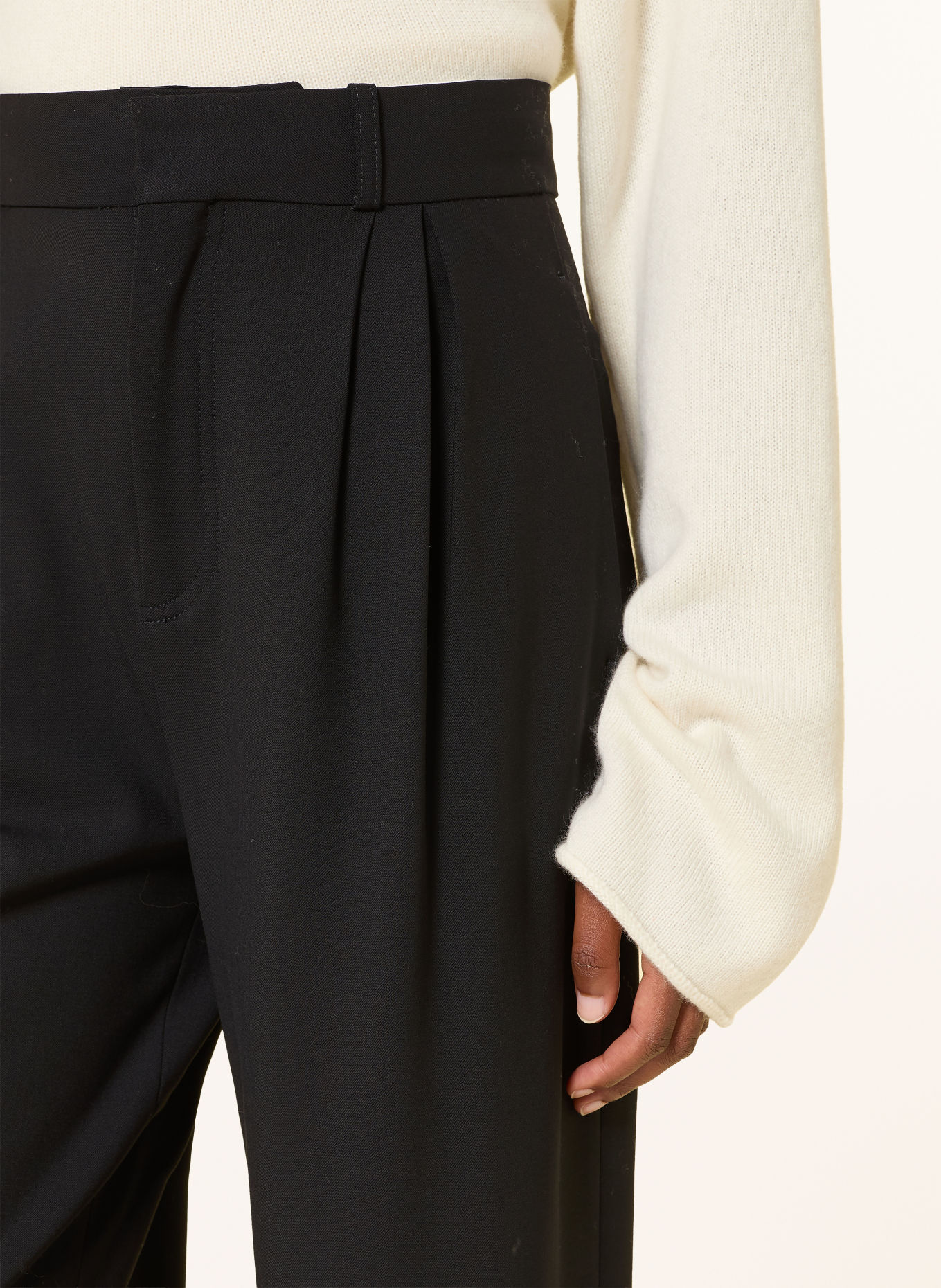 LOULOU DE SAISON Marlene-broek NAT: ZWART