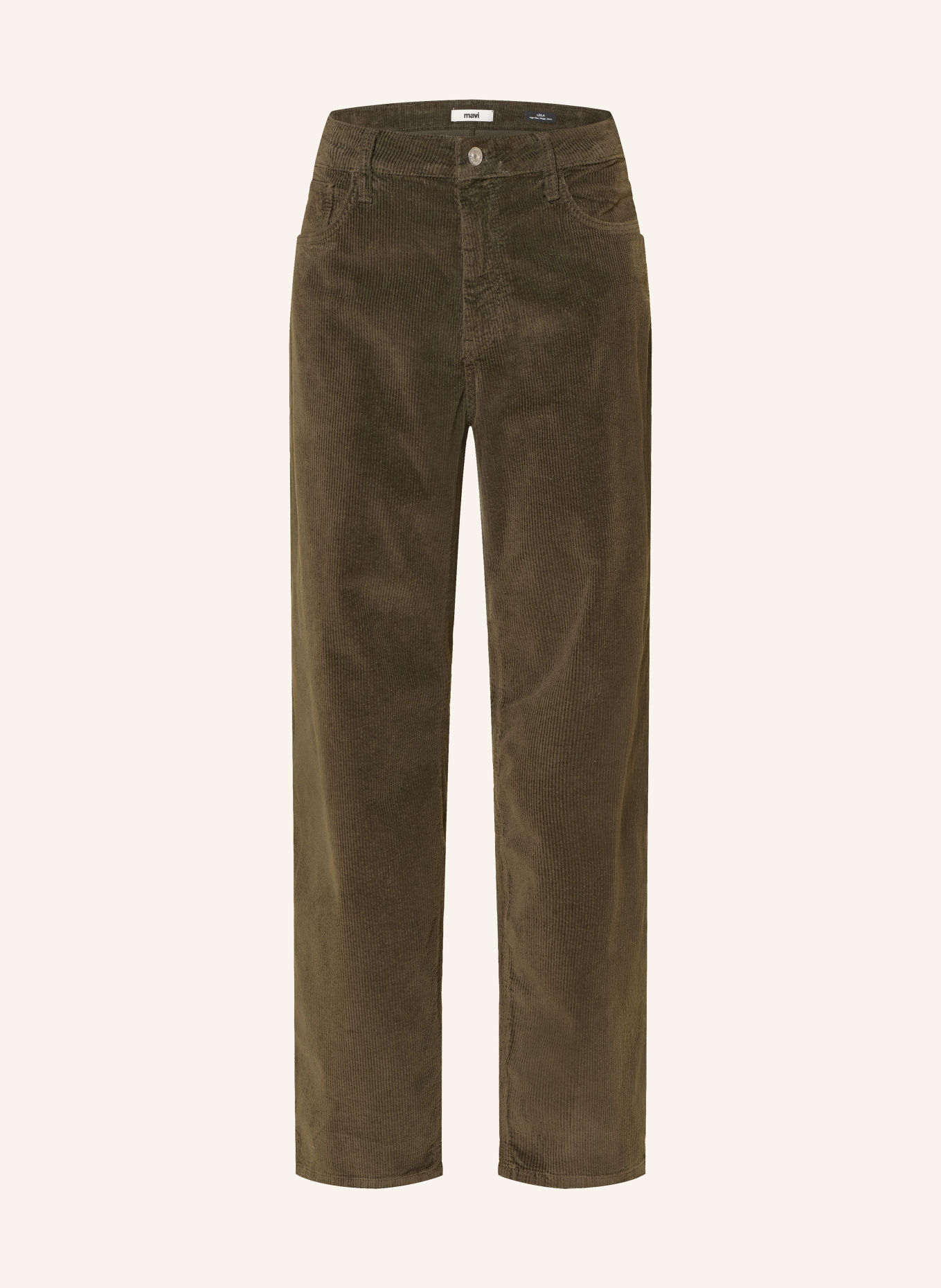 mavi LEILA Cord Pants: KHAKI