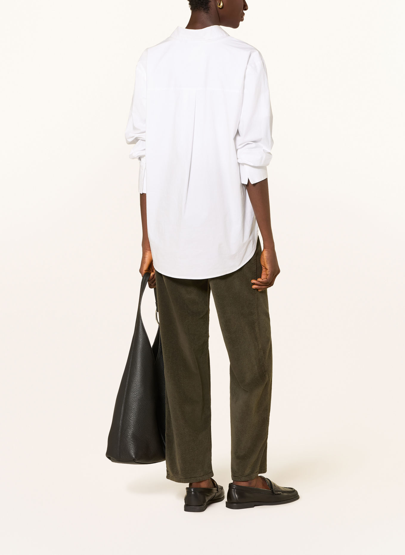 mavi LEILA Cord Pants: KHAKI