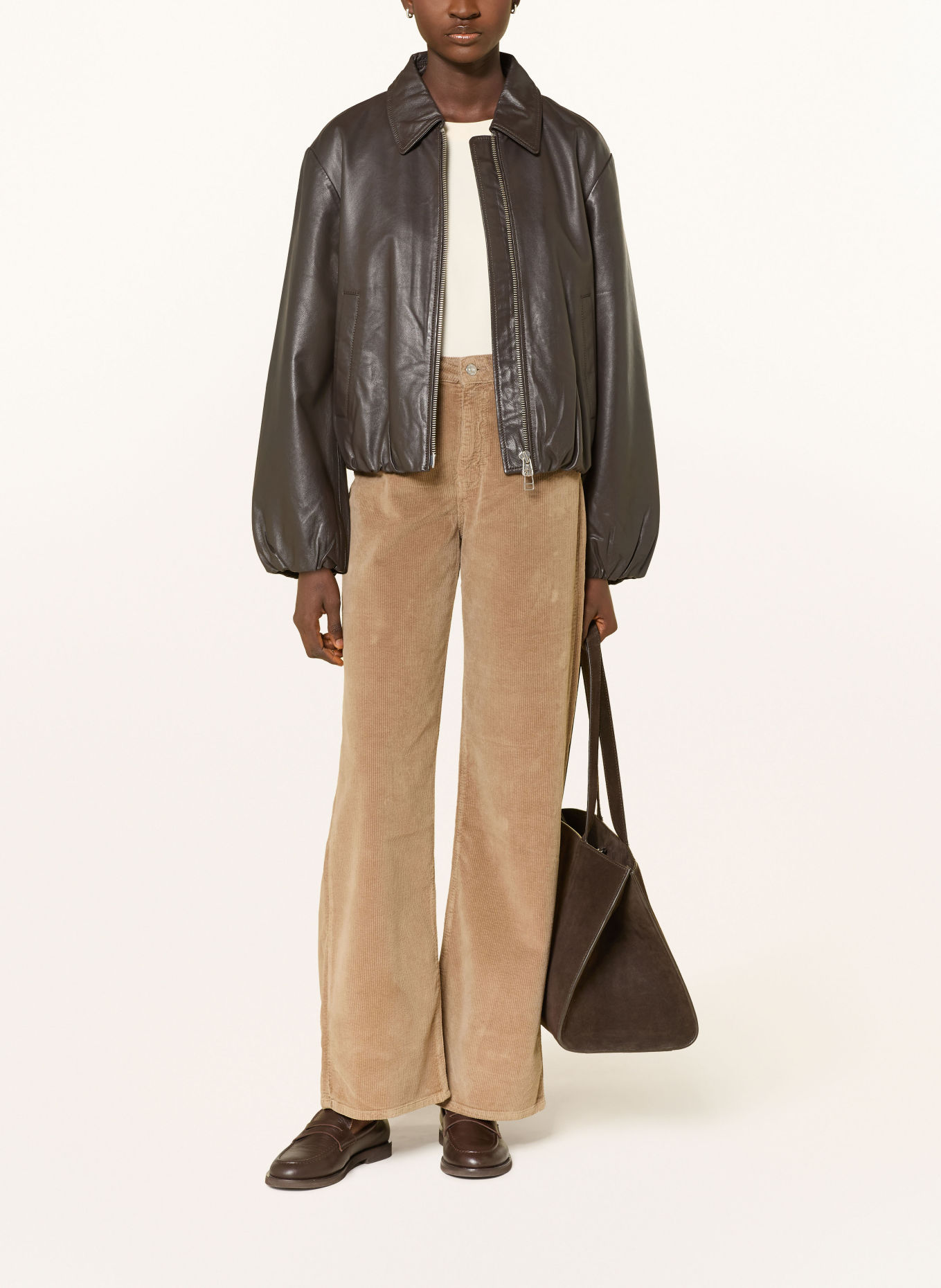 mavi MALIBU Cord Pants: BEIGE