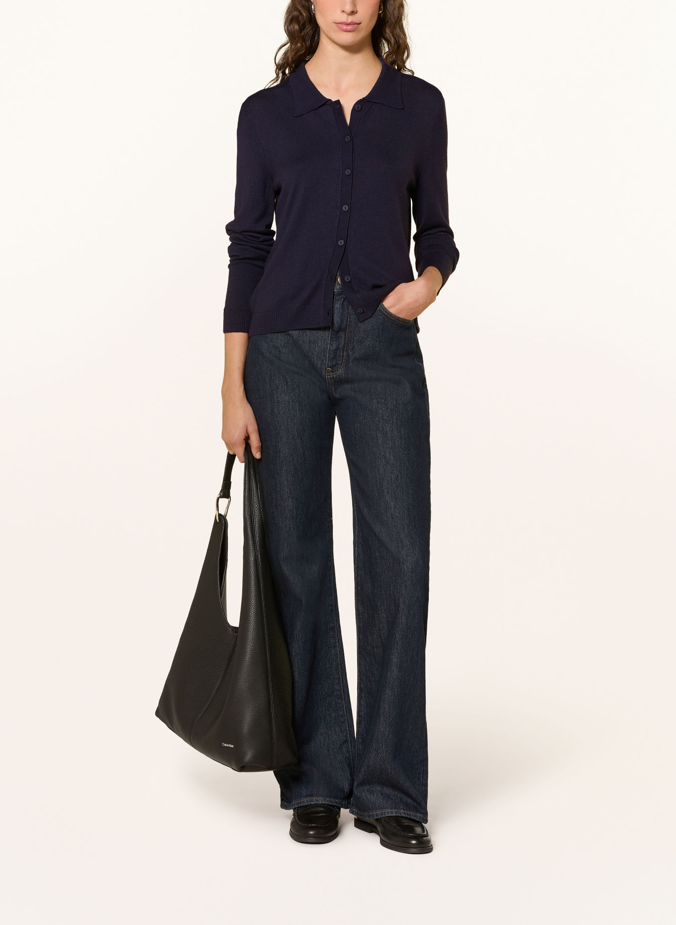 mavi Cardigan: DARK BLUE