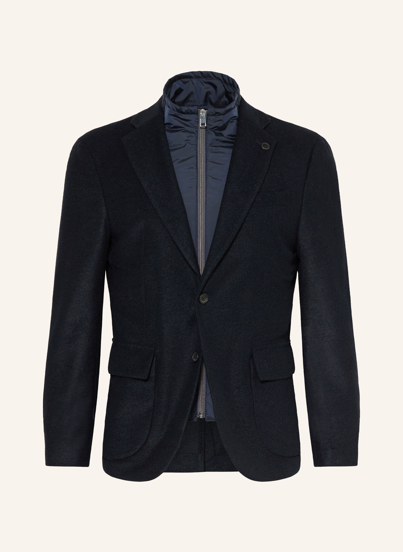 BALDESSARINI Sakko Slim Fit mit herausnehmbarer Blende: DUNKELBLAU