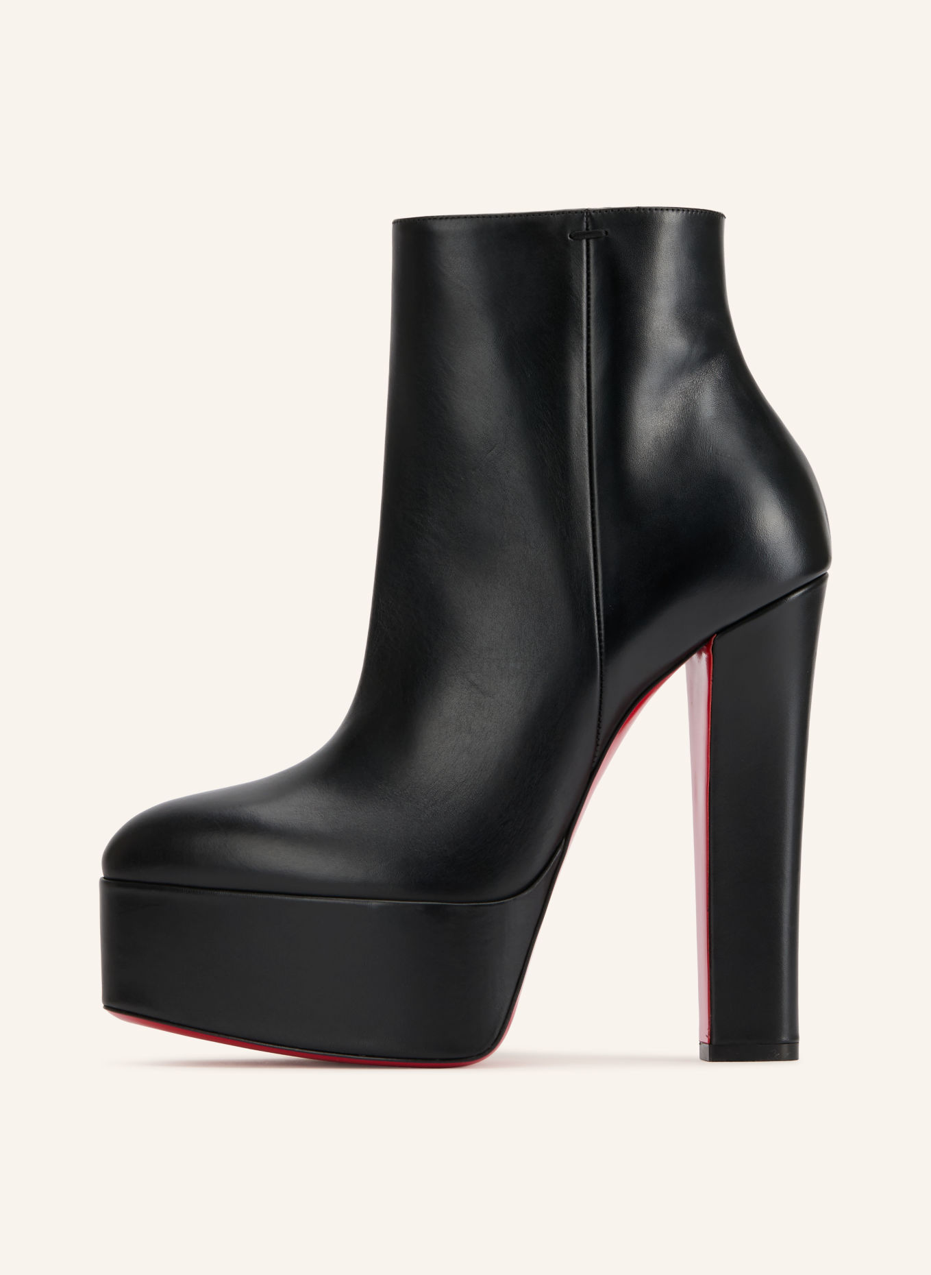 Christian Louboutin JENNA BOOTIE 150 Platform Ankle Boots: BLACK