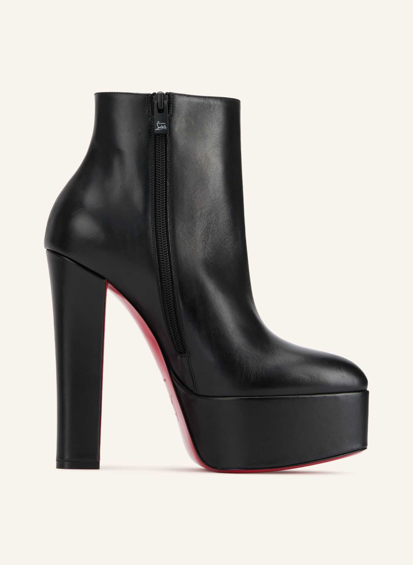 Christian Louboutin JENNA BOOTIE 150 Platform Ankle Boots: BLACK
