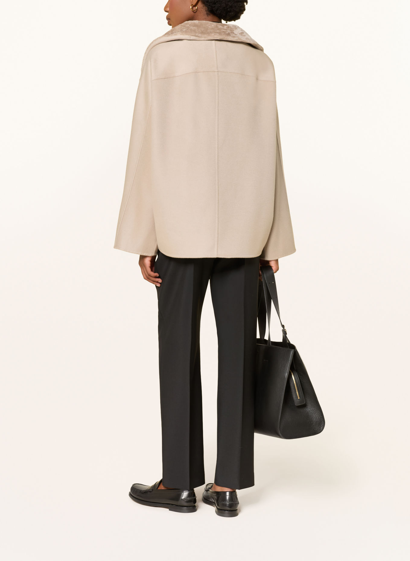 manzoni 24 Jacka med kashmir: BEIGE
