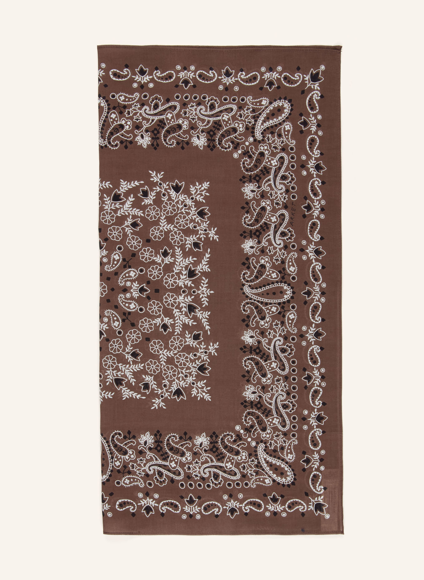 ARKET cloth: DARK BROWN