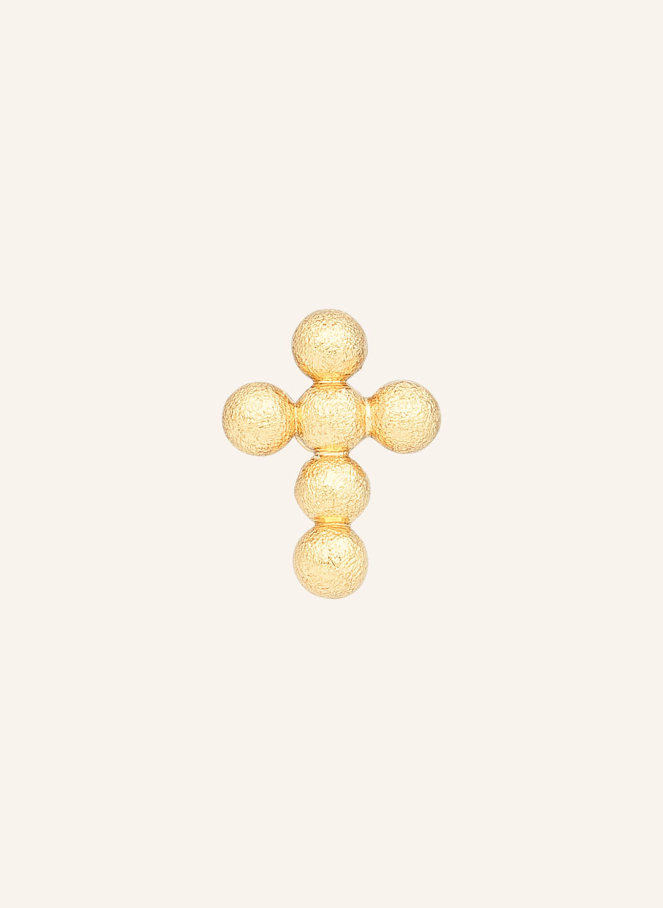 LULU Copenhagen BOUQUET CROSS EARRING Studs: GOLD