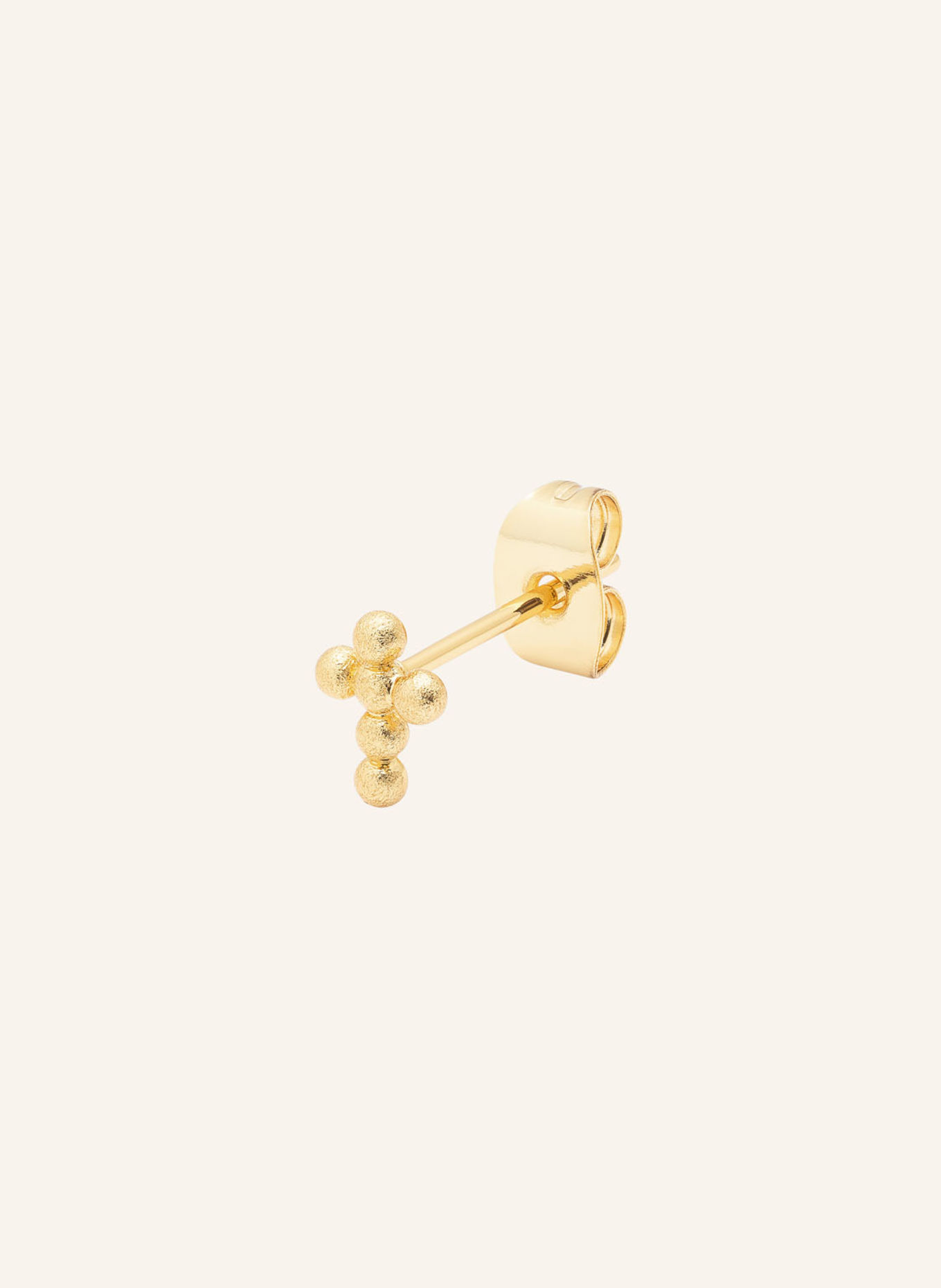 LULU Copenhagen BOUQUET CROSS EARRING Studs: GOLD