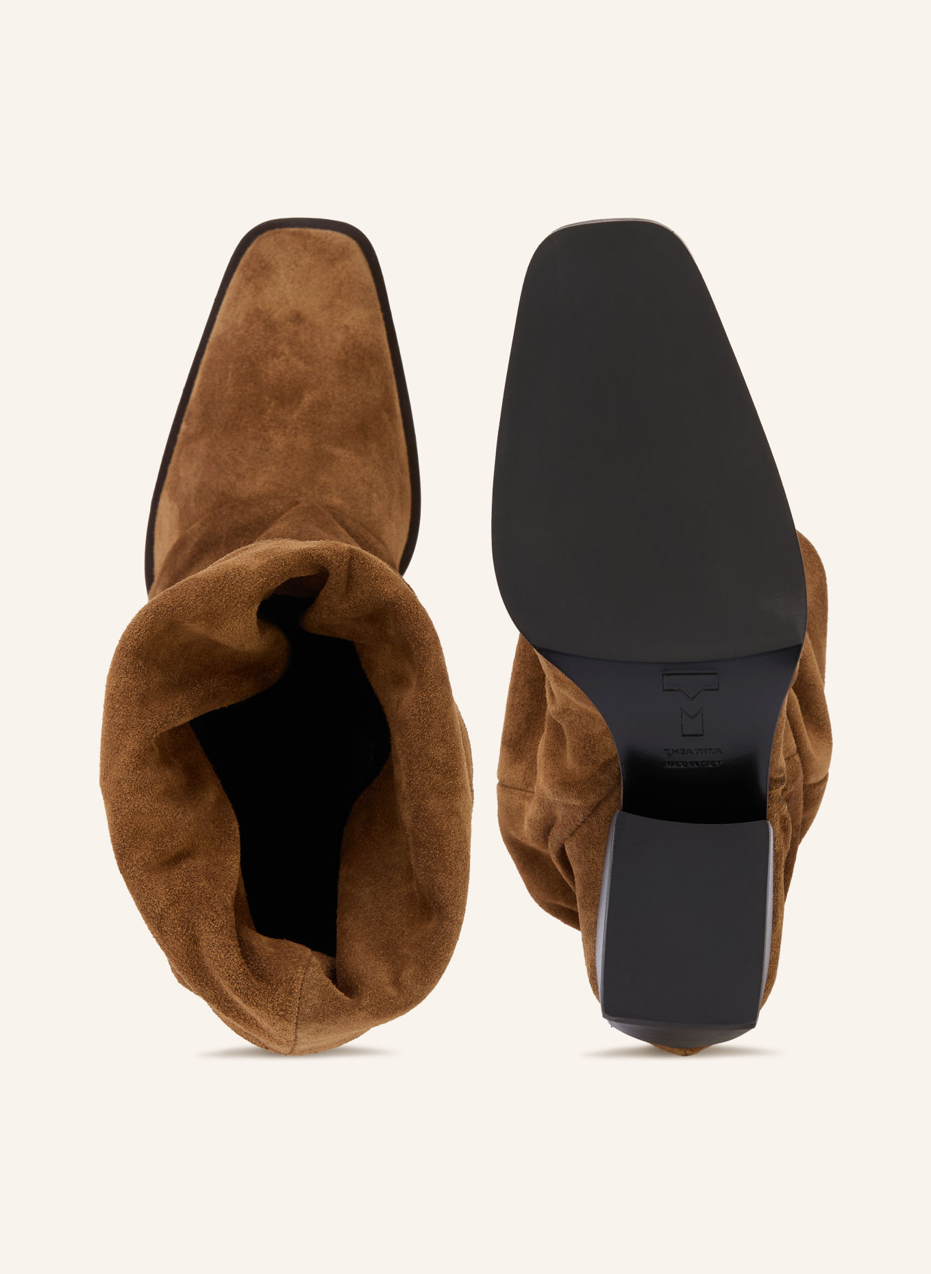 THEA MIKA Cowboy Boots ENYA: CAMEL