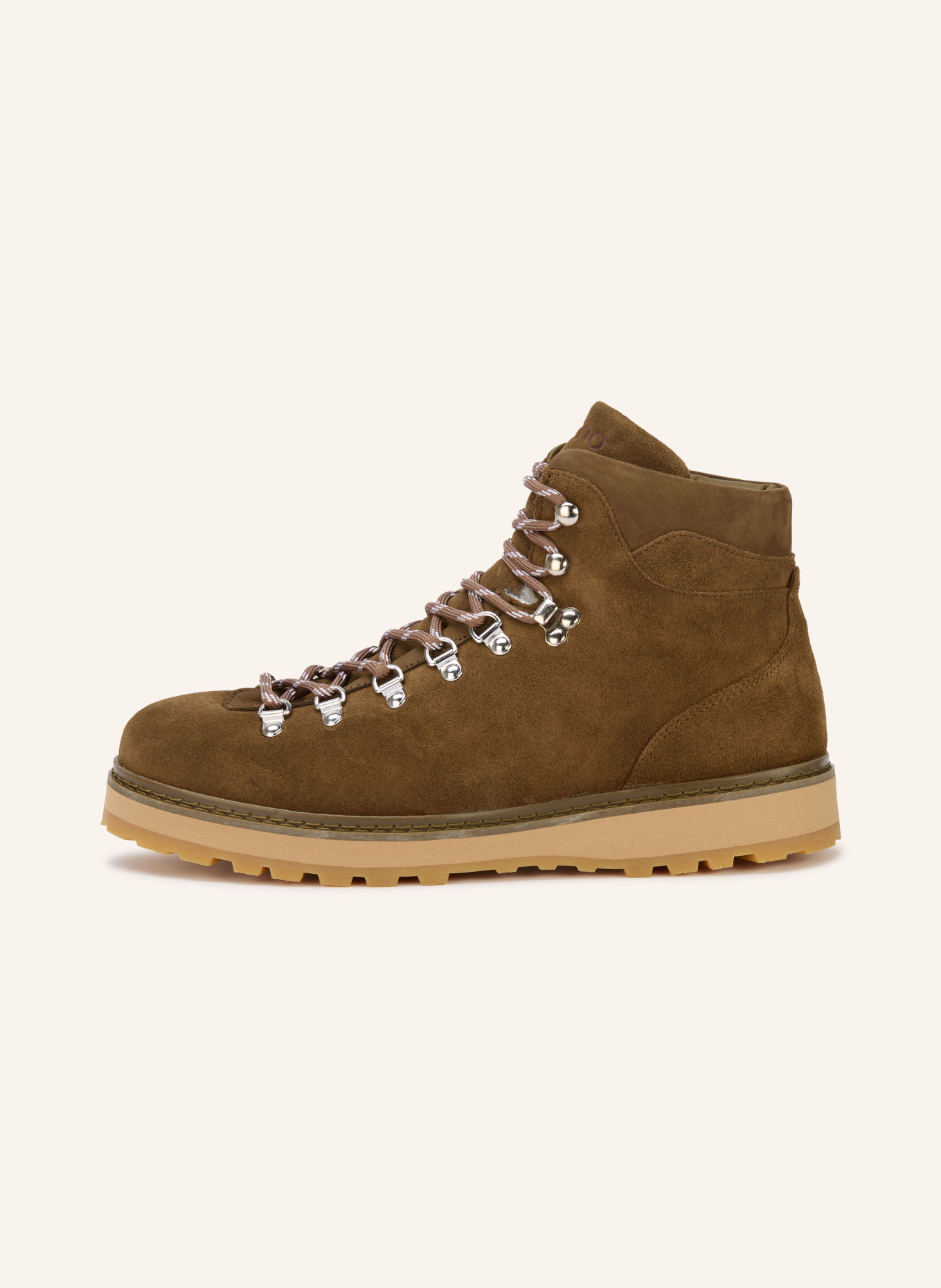 mono Boots à lacets TAG: OLIVE / ARGENT