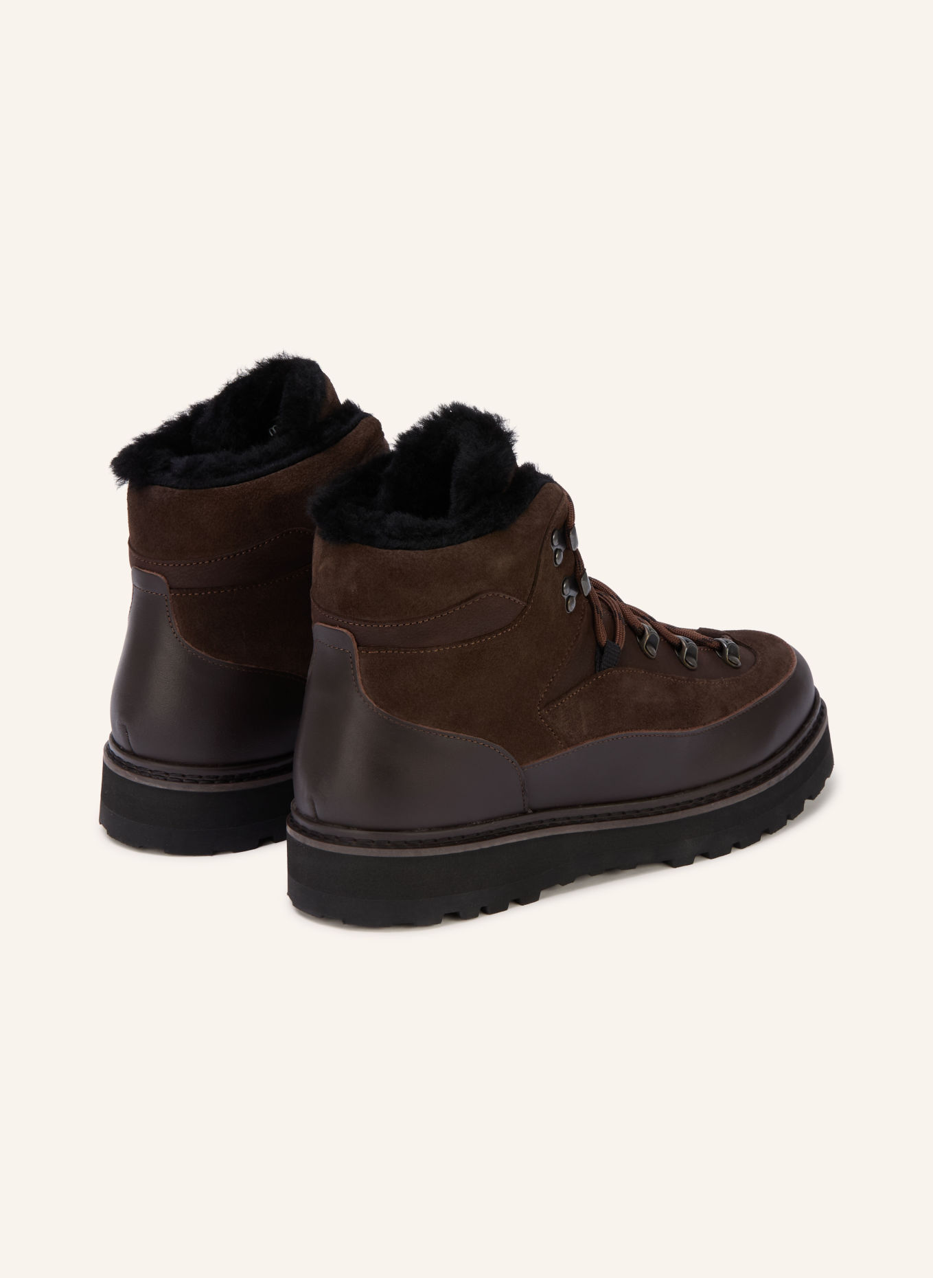 mono Boots à lacets TAG: MARRON FONCÉ