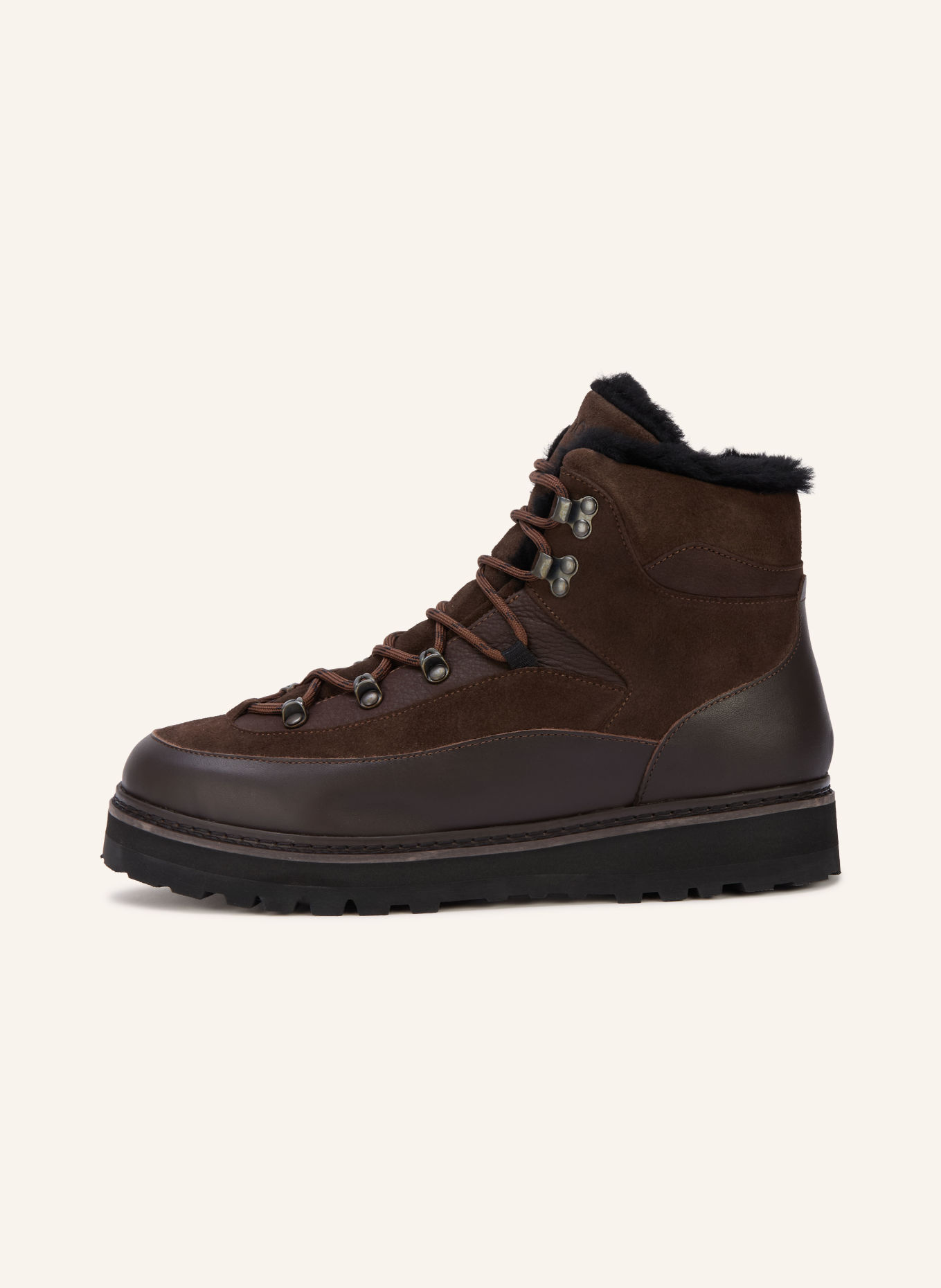mono Boots à lacets TAG: MARRON FONCÉ