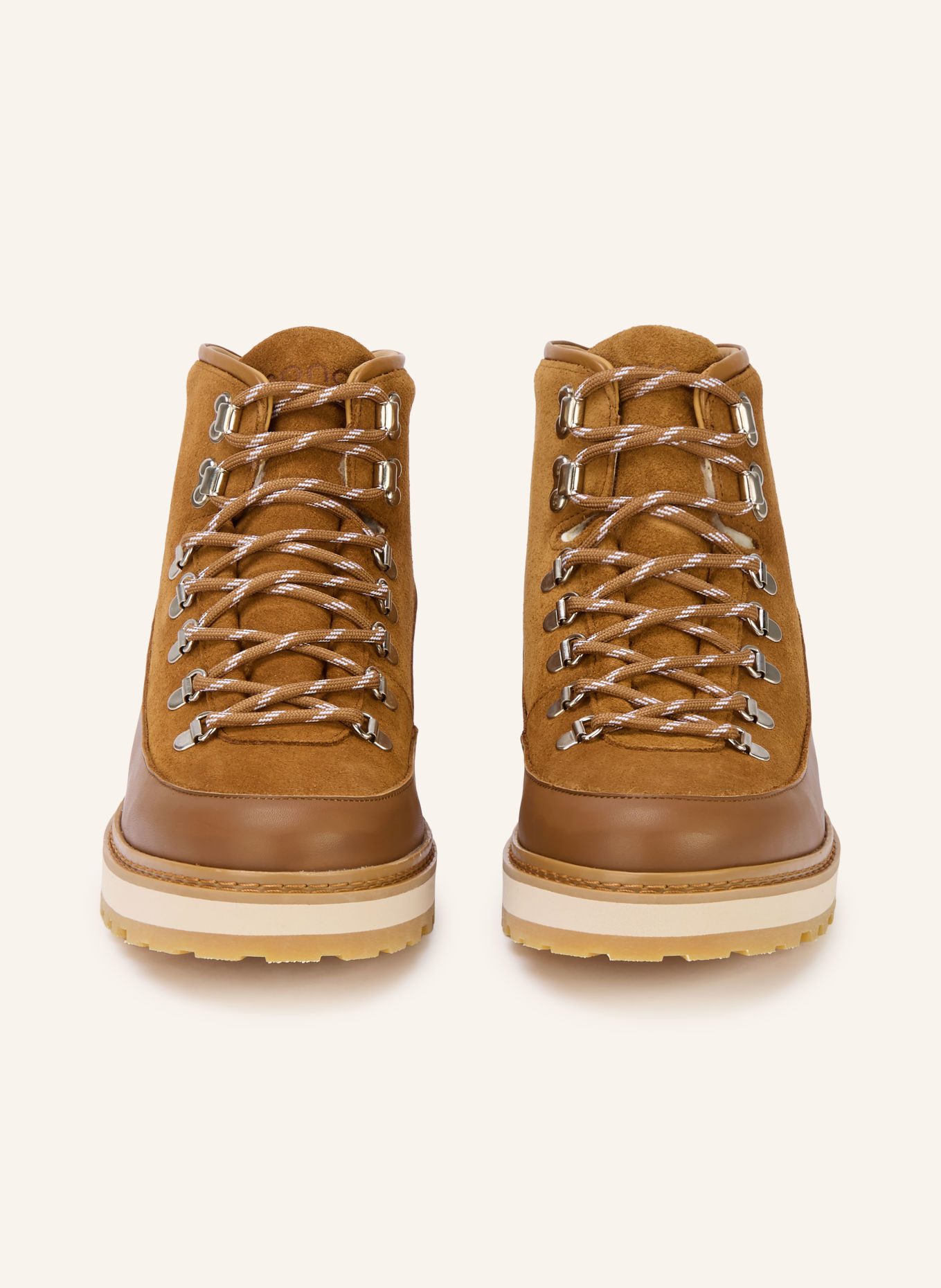 mono Schnürboots: COGNAC