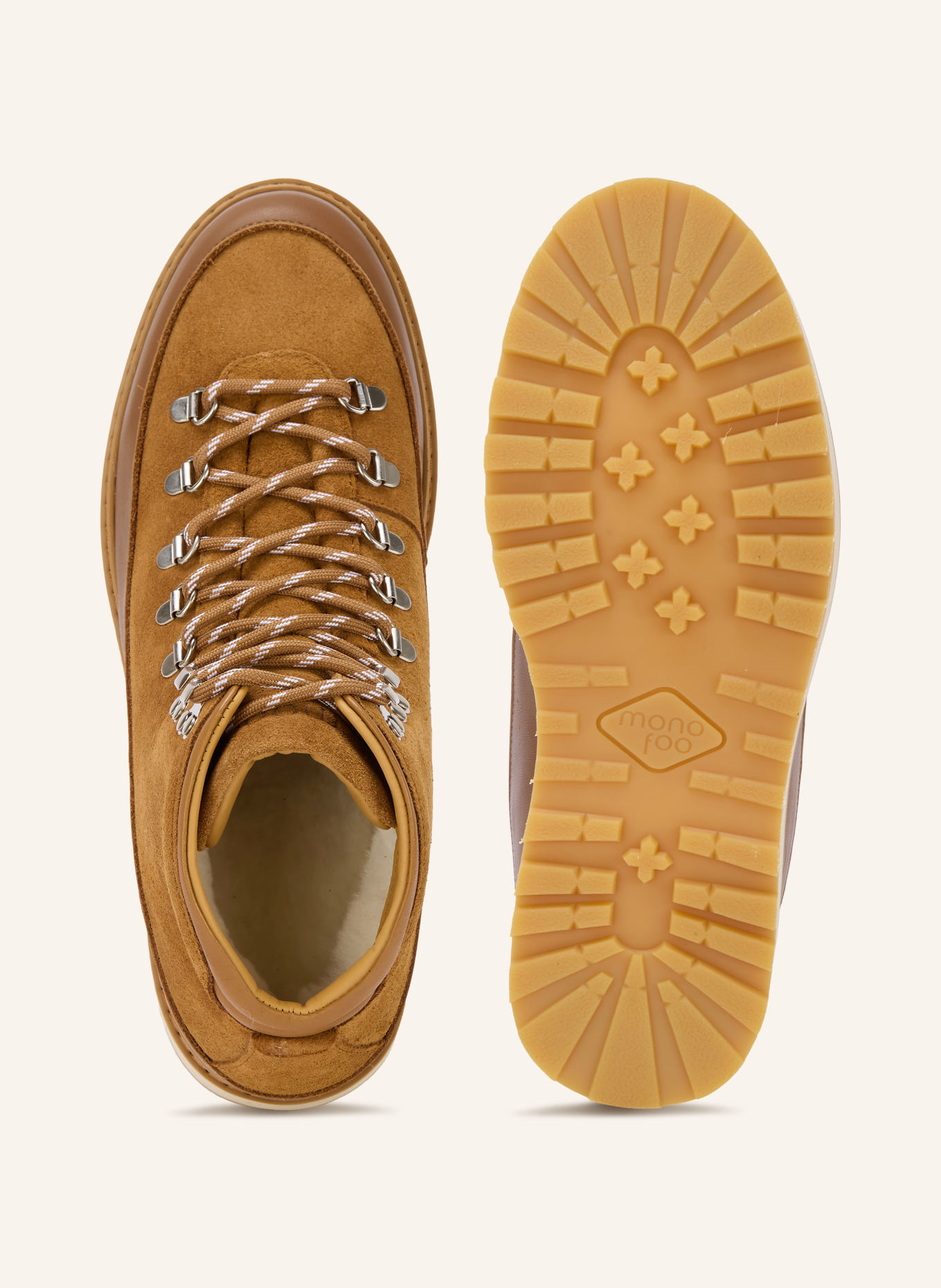 mono Schnürboots: COGNAC