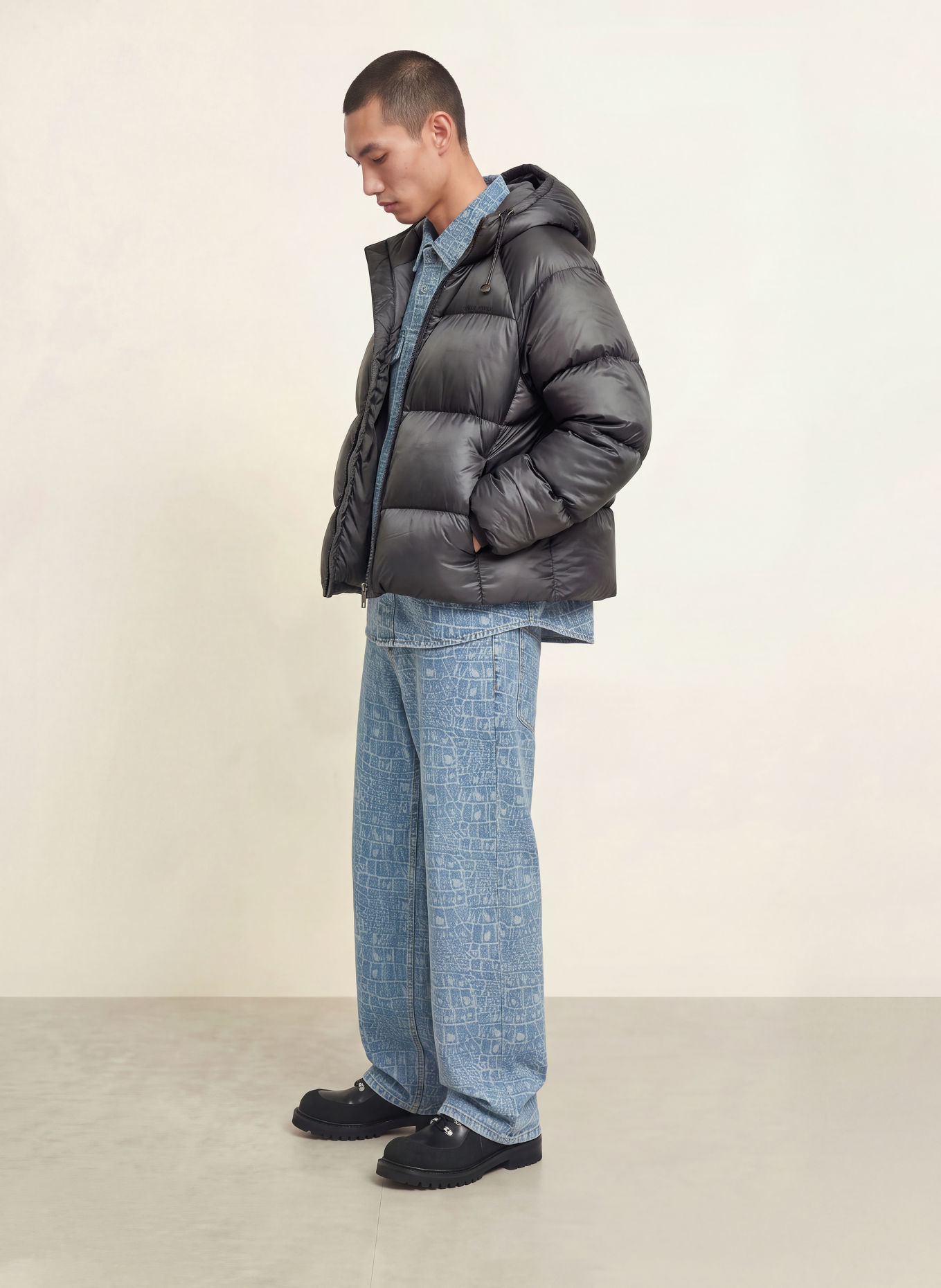DAILY PAPER Steppjacke: DUNKELGRAU