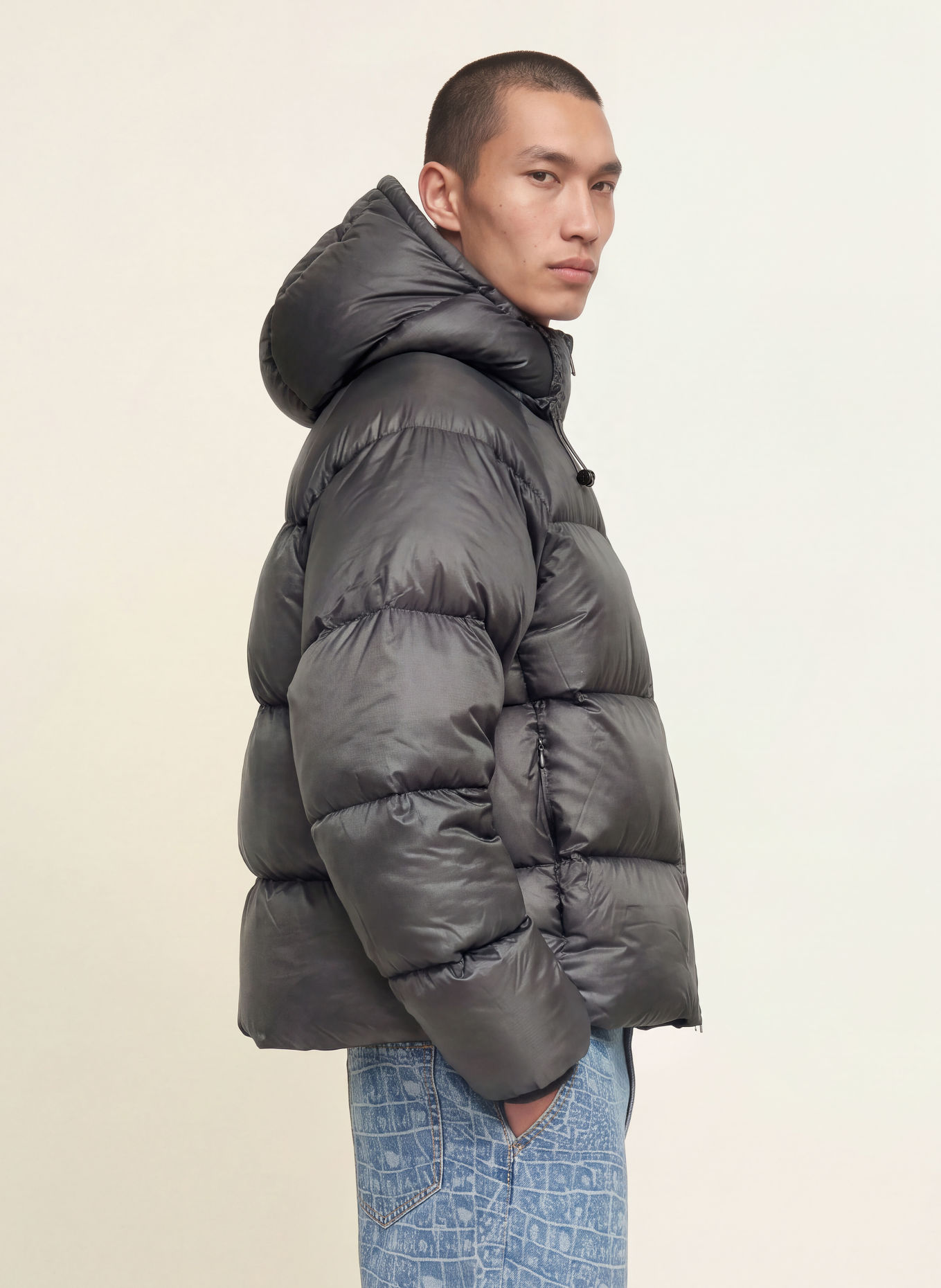 DAILY PAPER Steppjacke: DUNKELGRAU