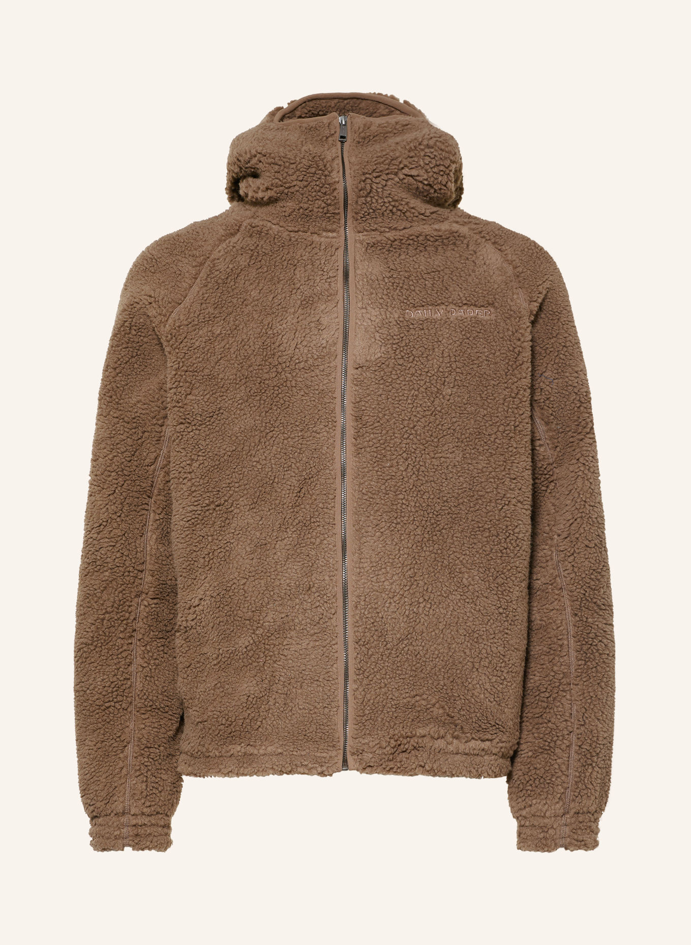 DAILY PAPER Teddyfell-Jacke DIAS: BRAUN