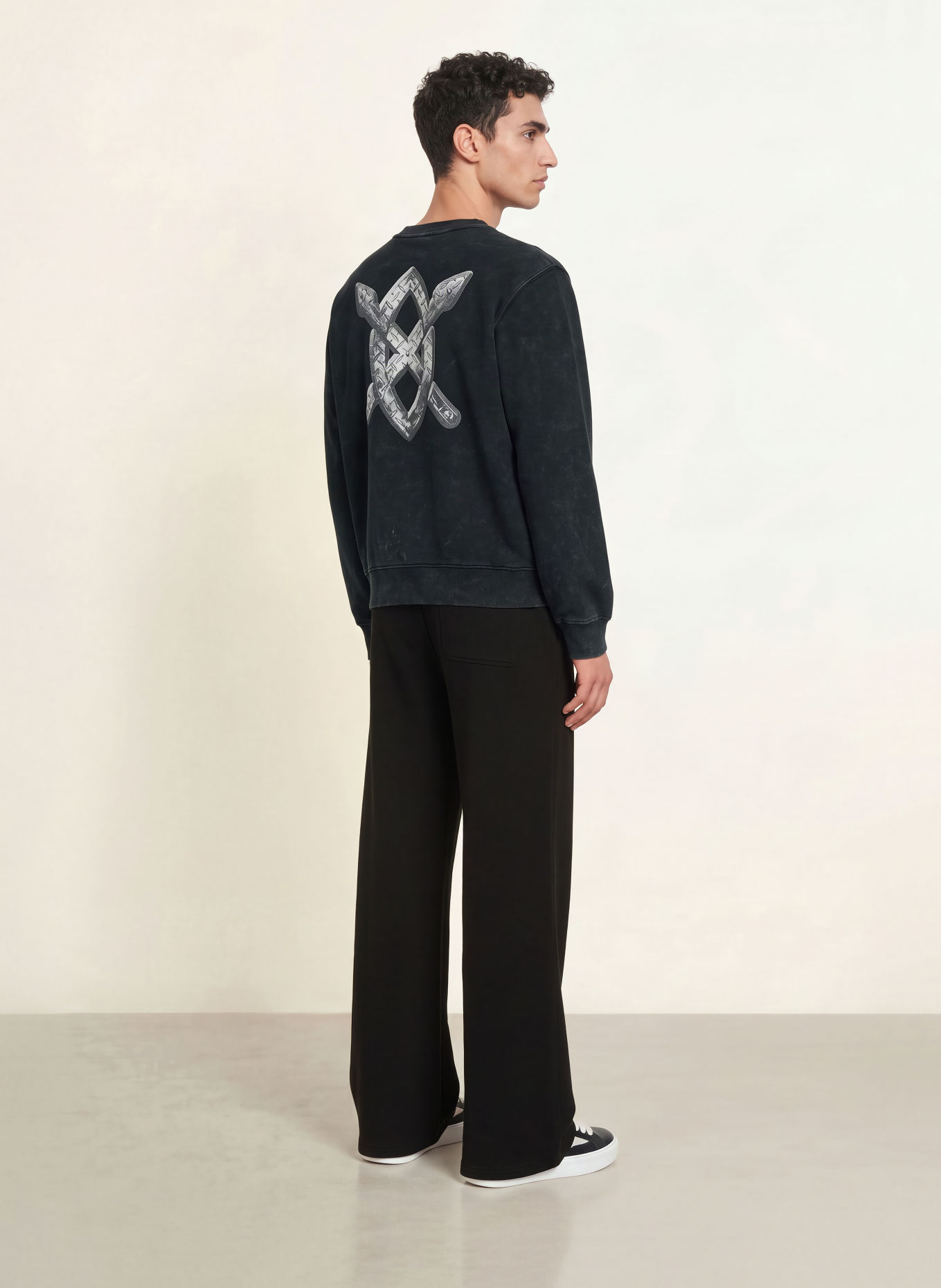 DAILY PAPER Sweatshirt: BLACK