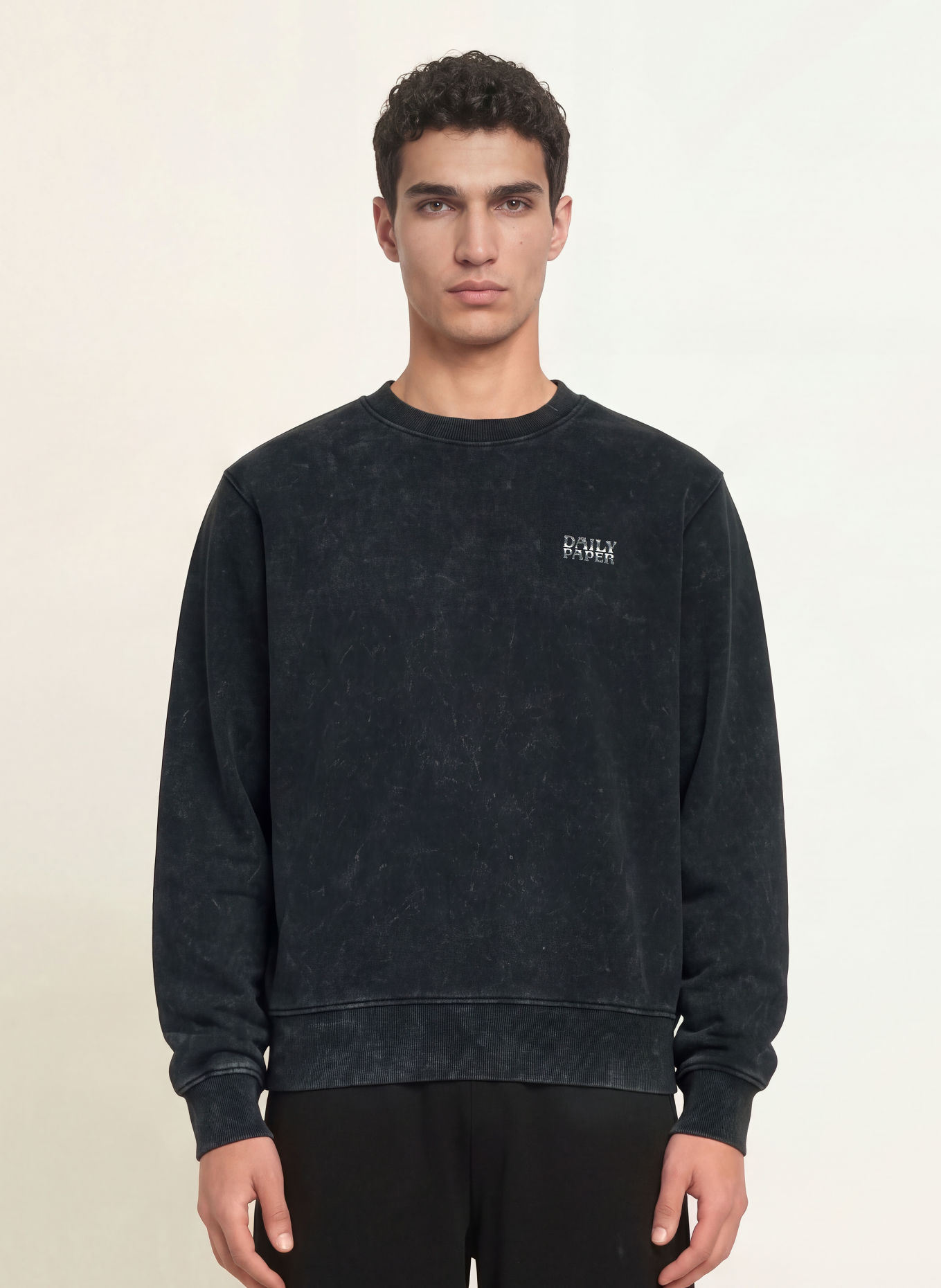 DAILY PAPER Sweatshirt: BLACK