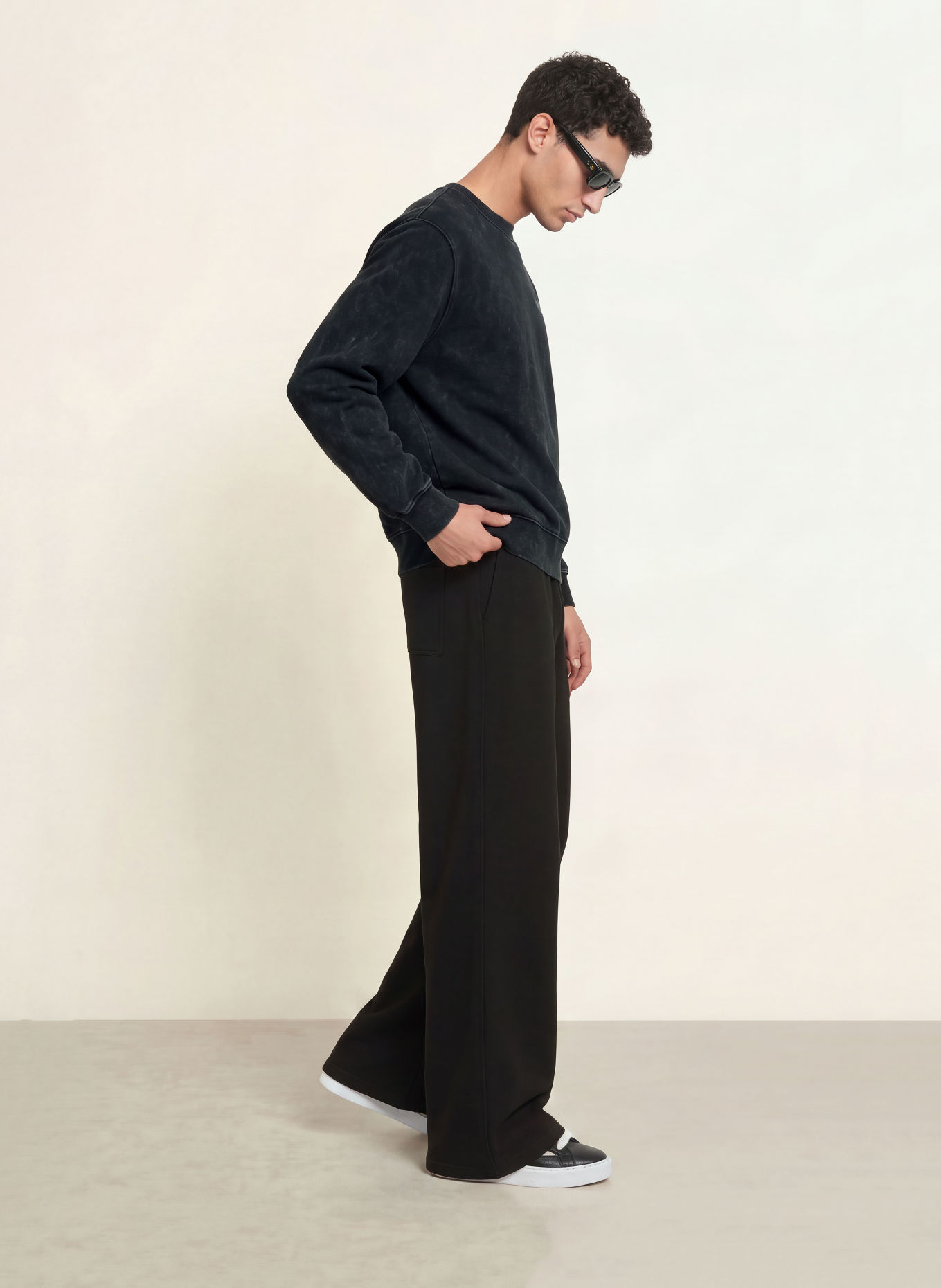 DAILY PAPER Sweatshirt: BLACK