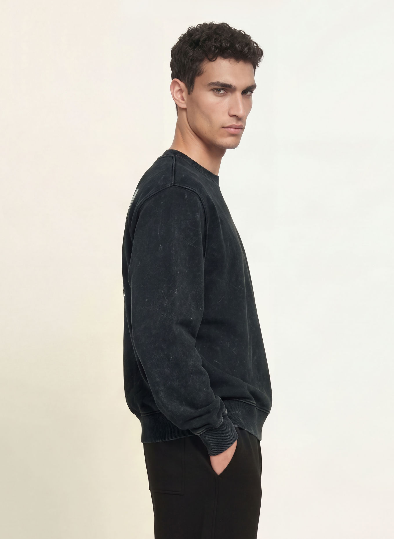 DAILY PAPER Sweatshirt: BLACK