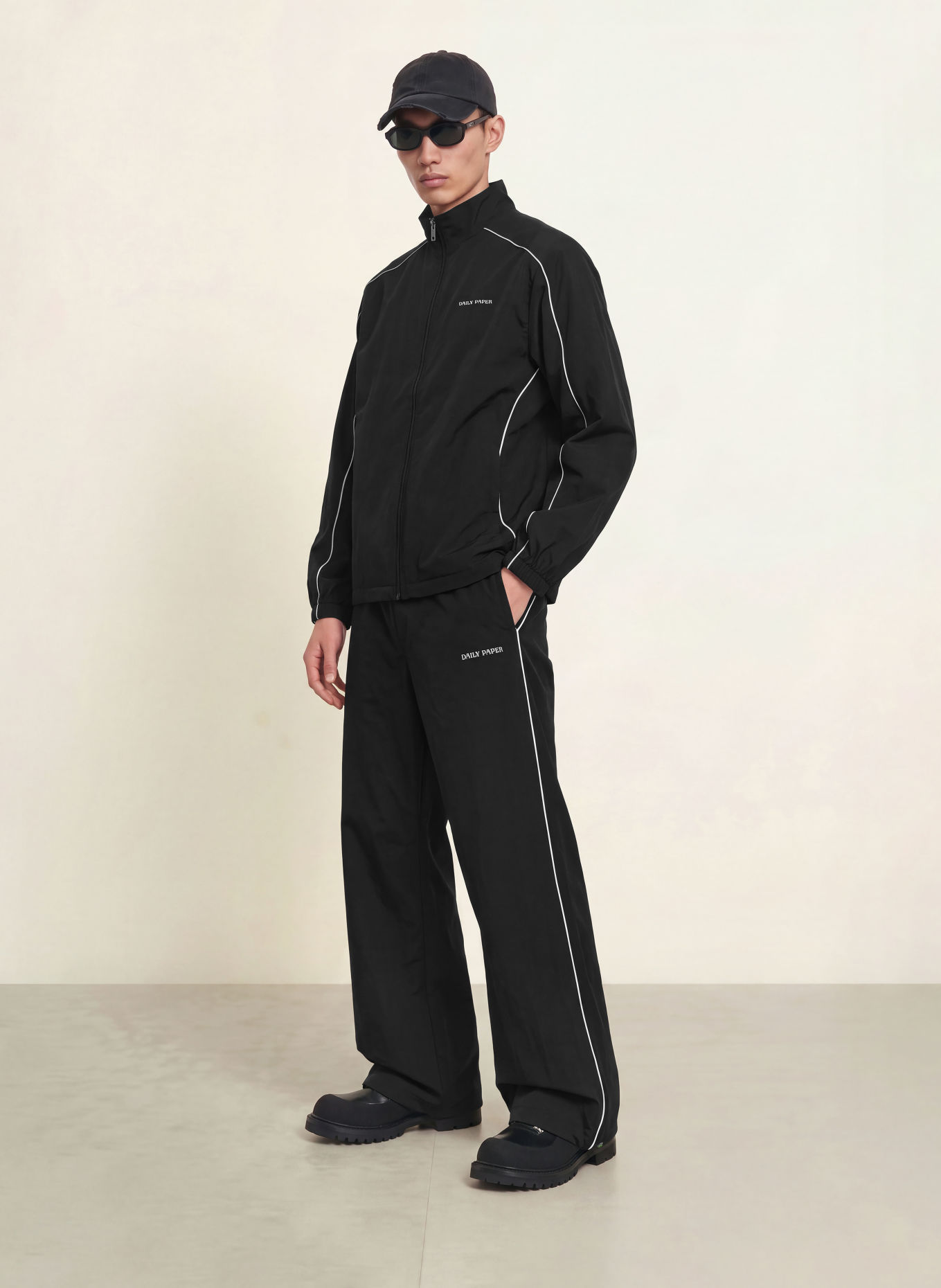 DAILY PAPER DIAS TAYE Training jacket: BLACK