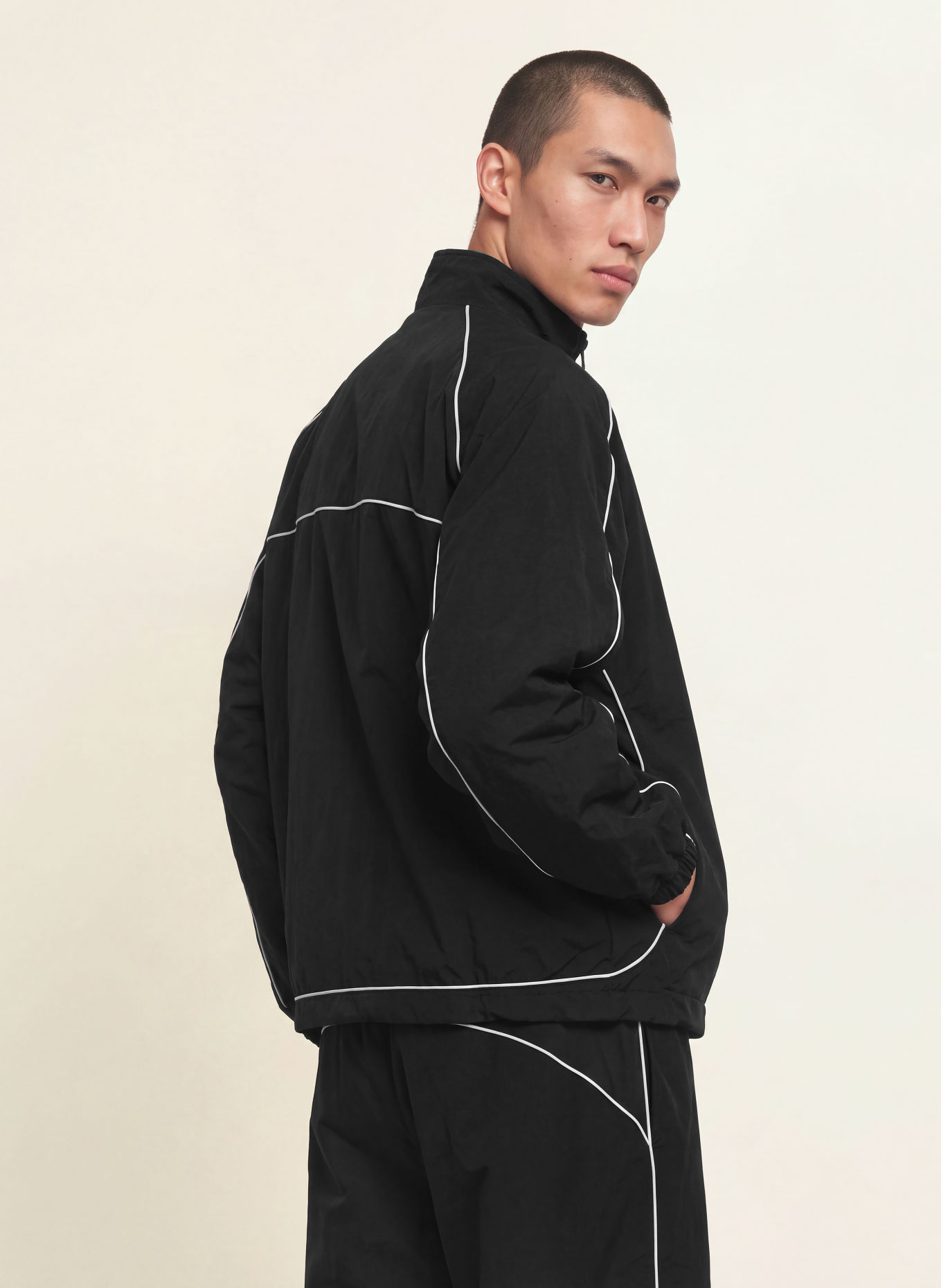 DAILY PAPER DIAS TAYE Training jacket: BLACK