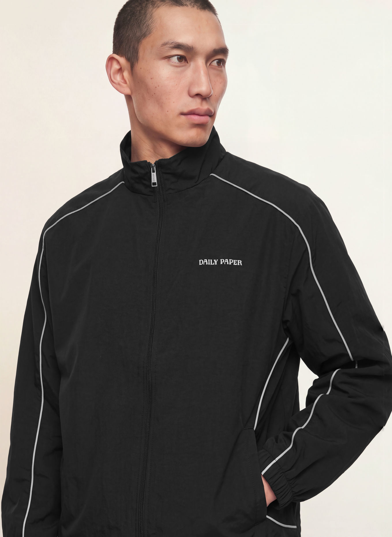 DAILY PAPER DIAS TAYE Training jacket: BLACK