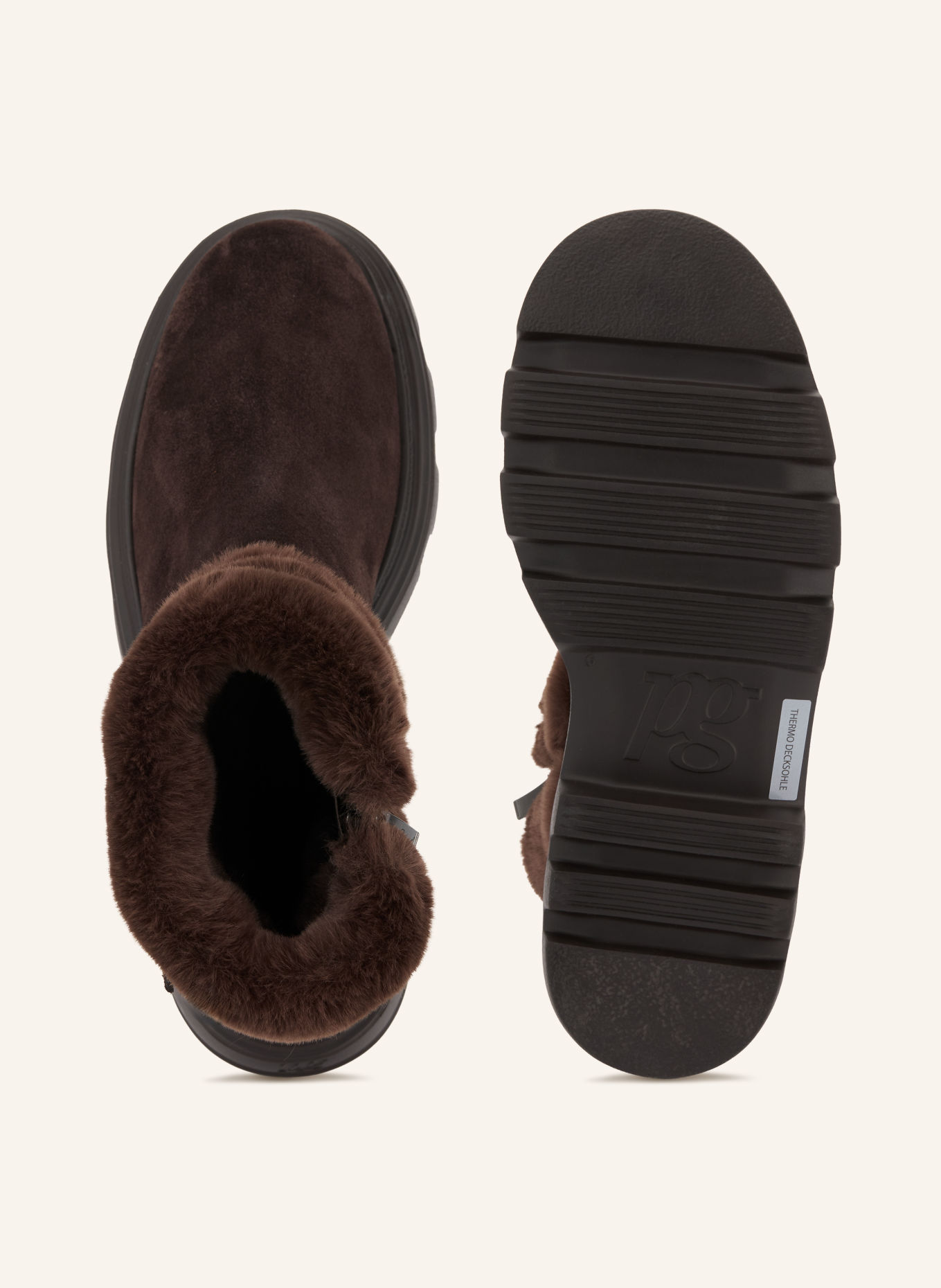 paul green Boots: DUNKELBRAUN