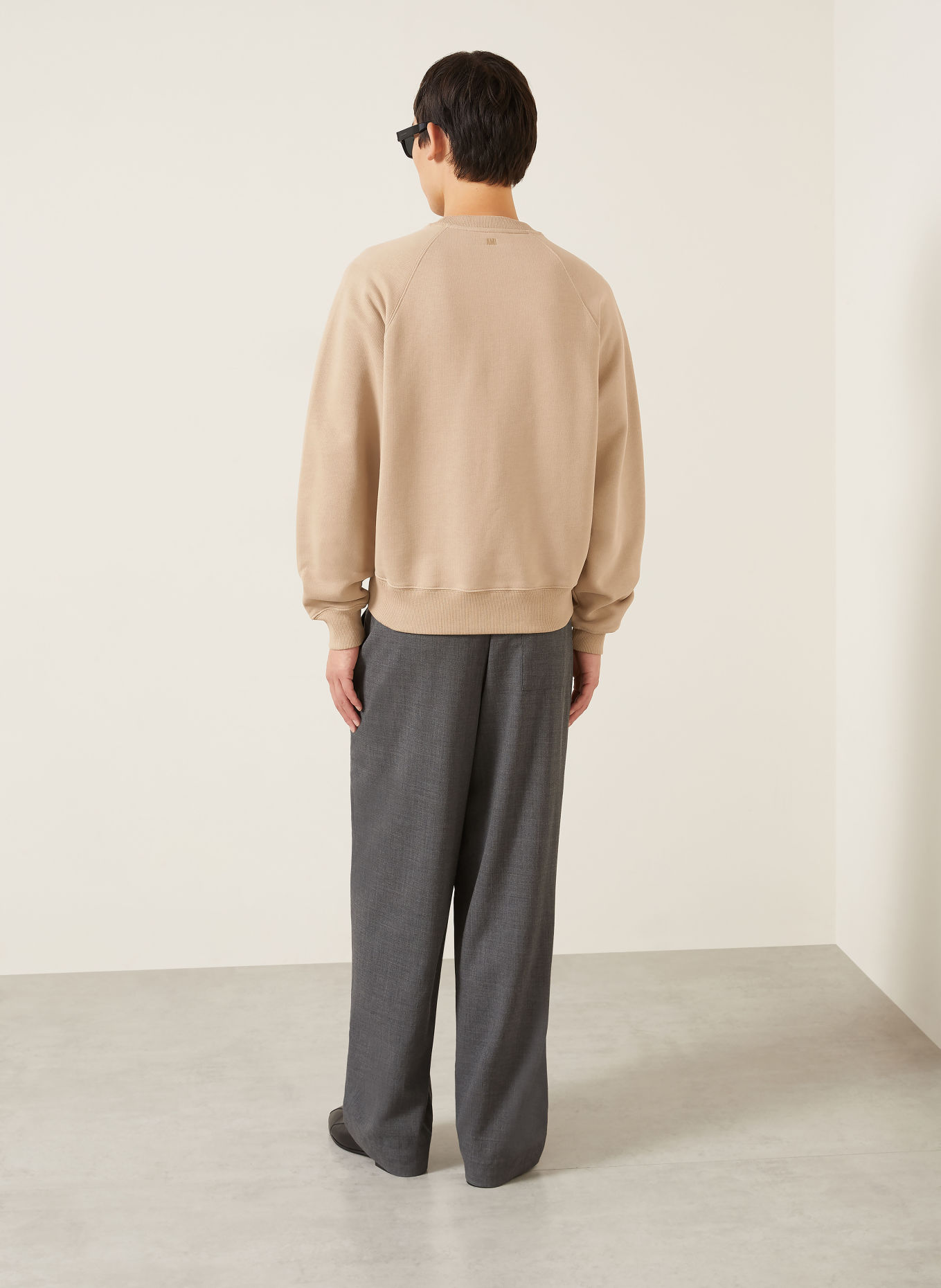 AMI PARIS Sweatshirt: CAMEL