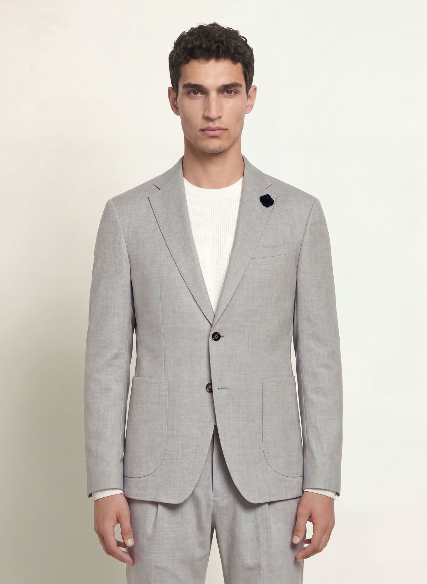 JOOP! HOVEREST Slim Fit Suit Jacket: 060 Open Grey 060