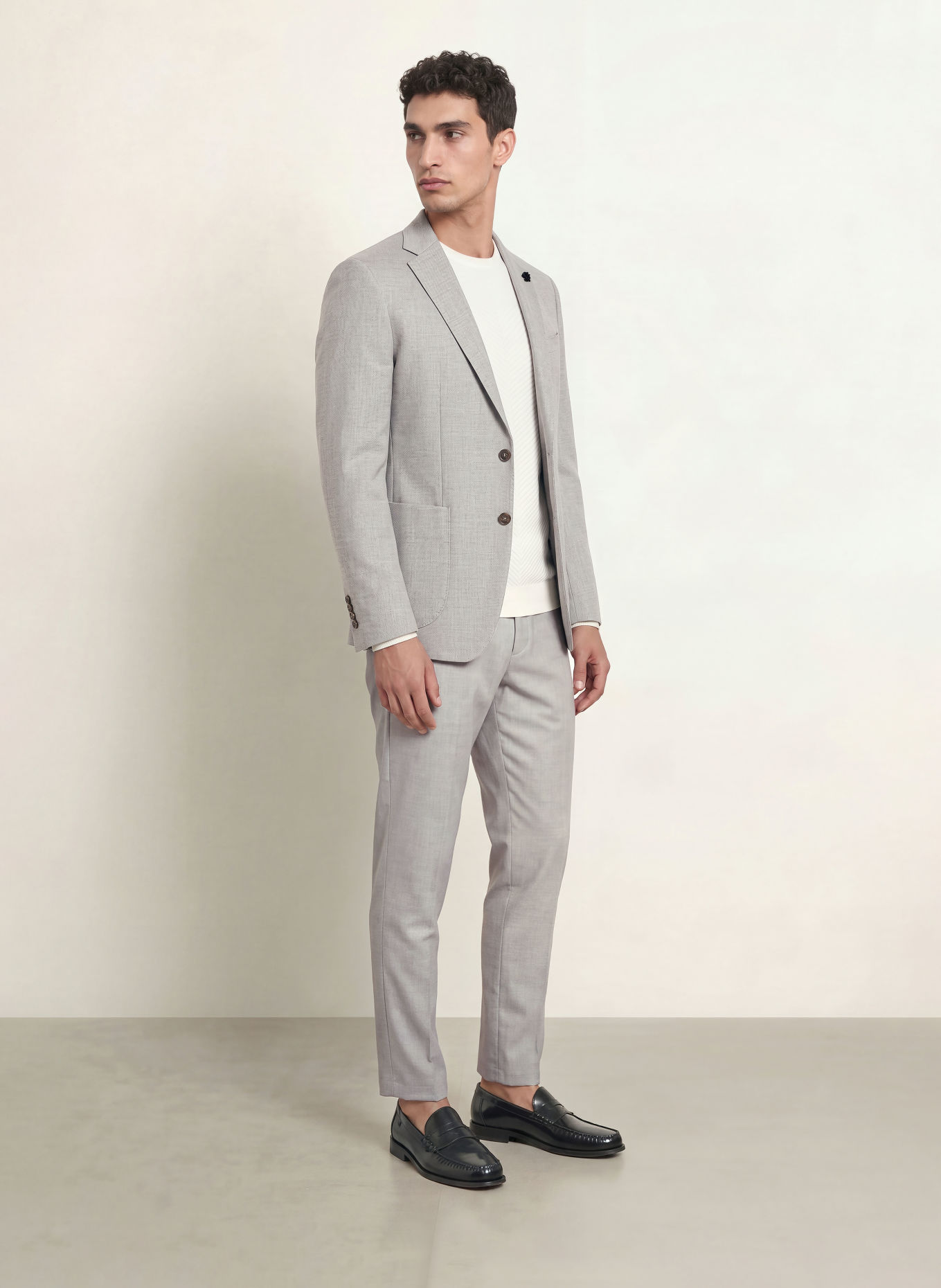 JOOP! HOVEREST Slim Fit Suit Jacket: 060 Open Grey 060