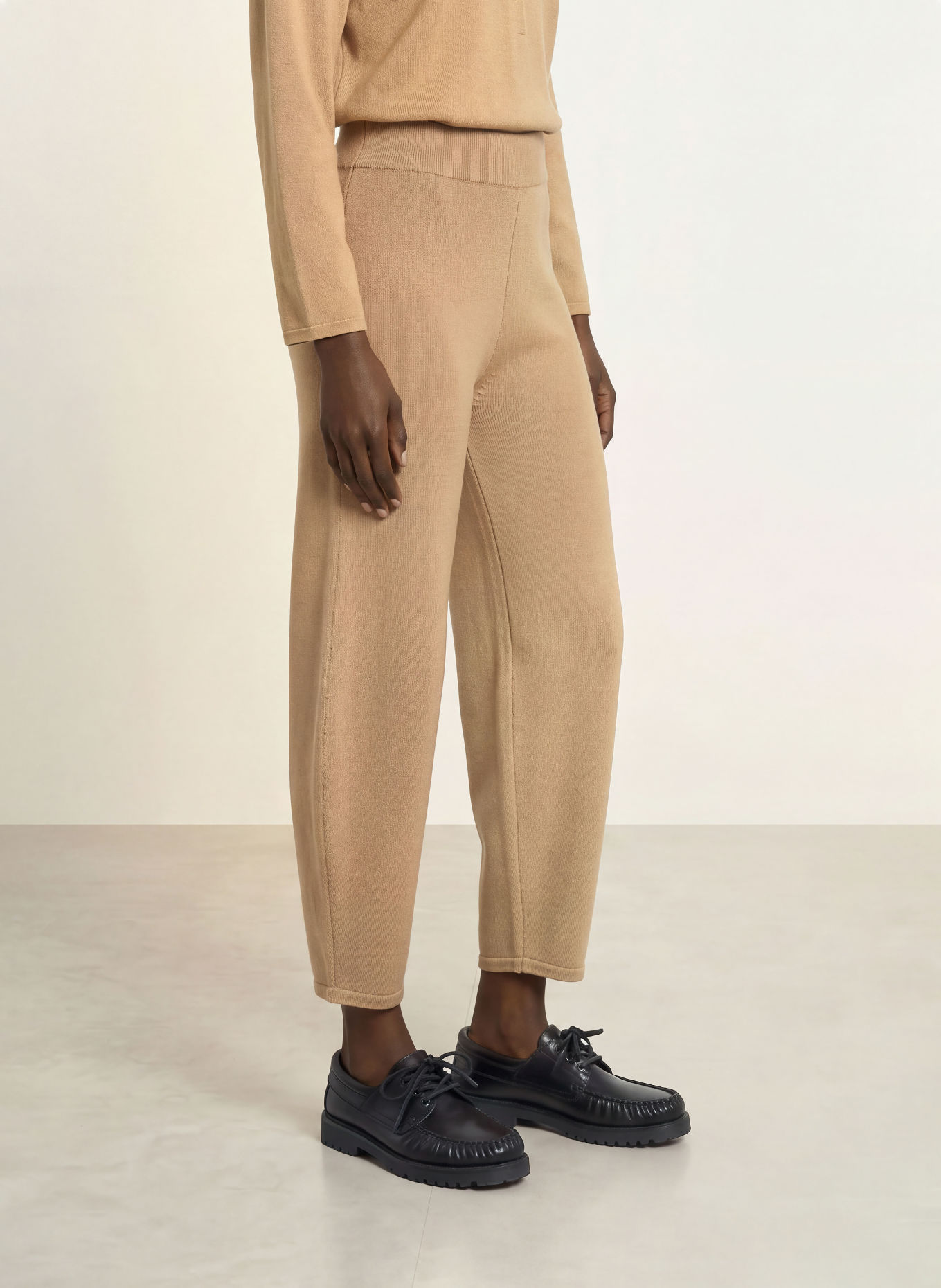 MM by Max Mara 7/8-Strickhose OBOLI: CAMEL