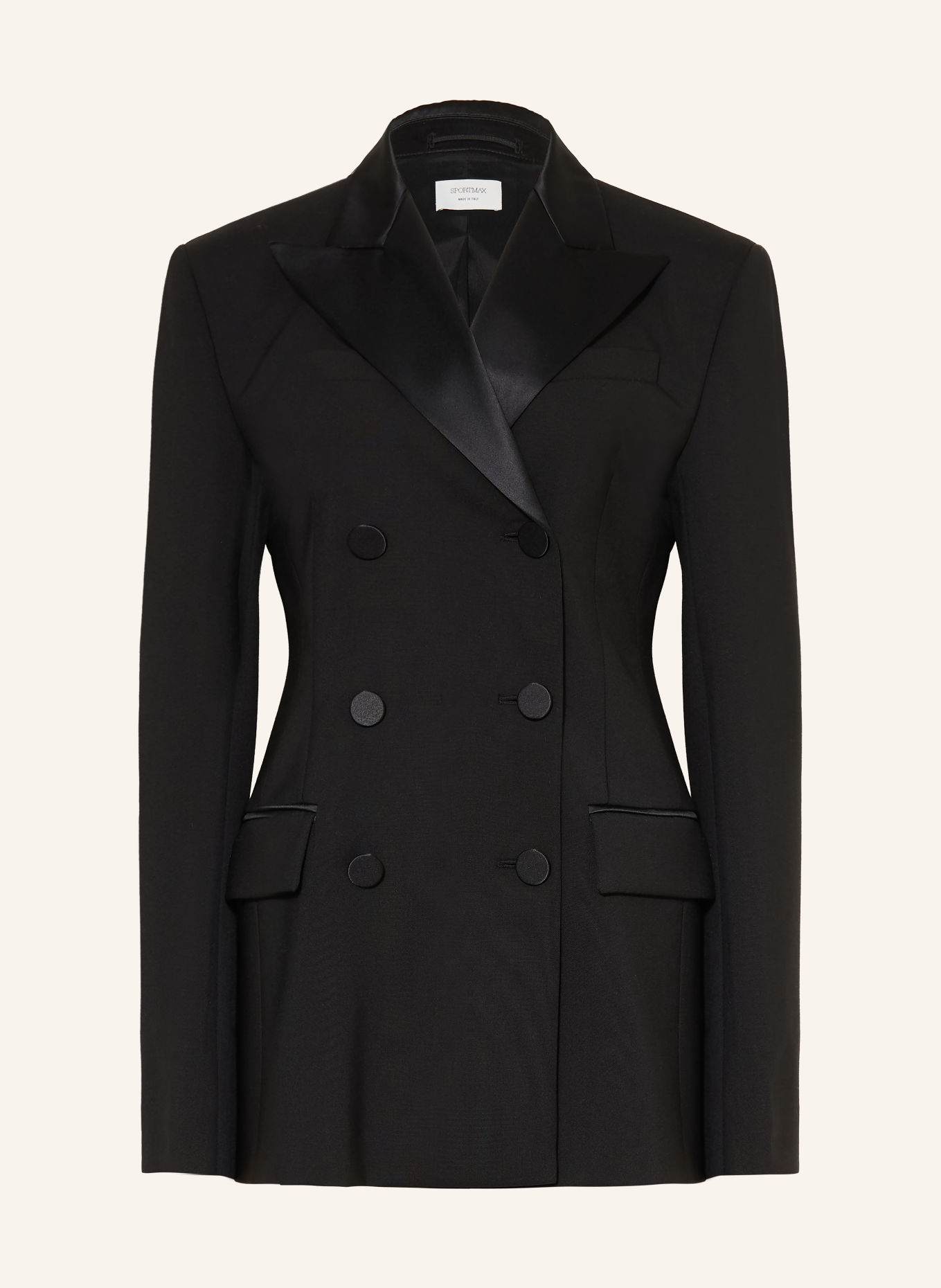 SPORTMAX Longblazer ELICA: SCHWARZ