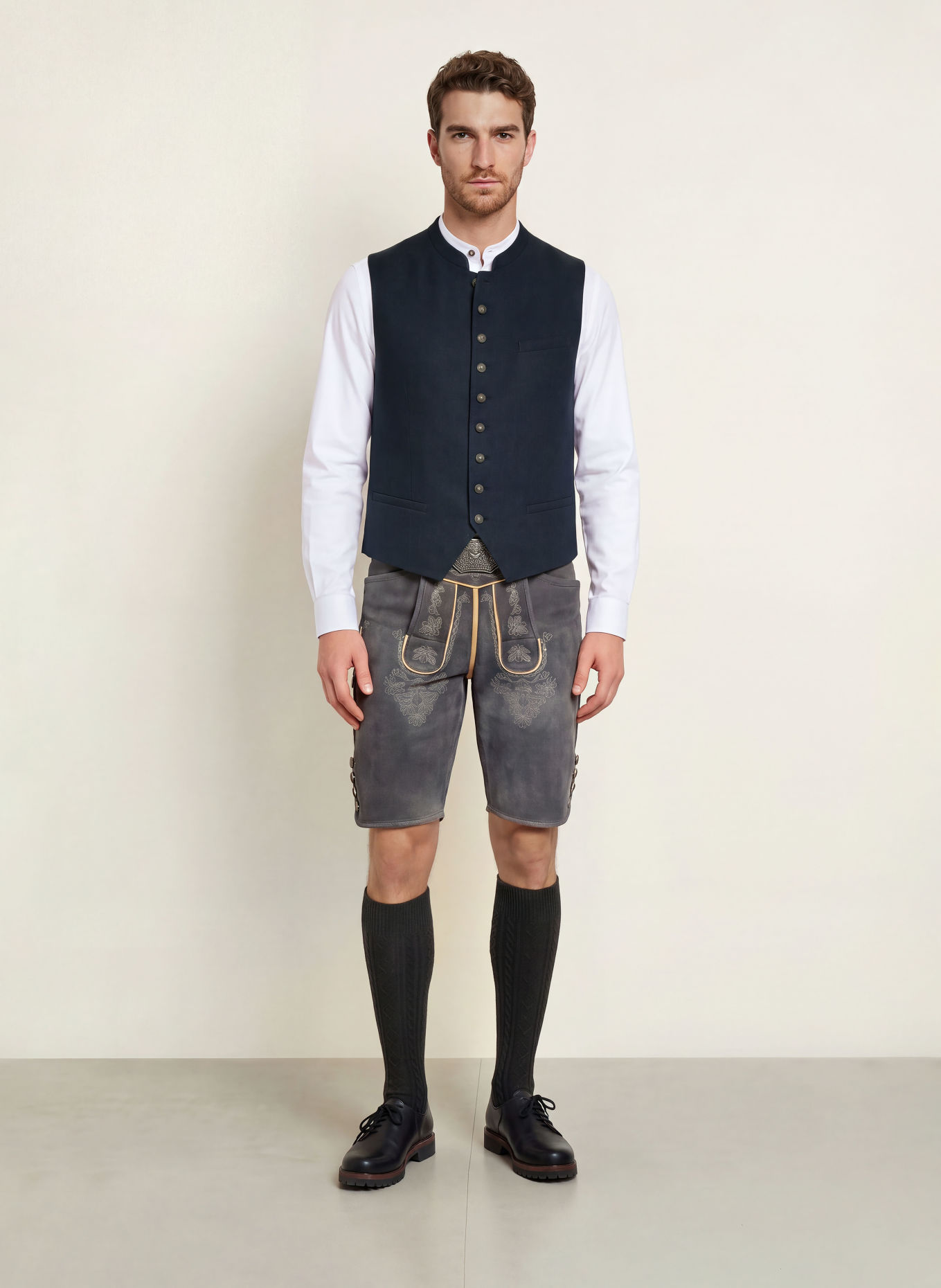 Hammerschmid FRITZ Traditional vest: DARK BLUE
