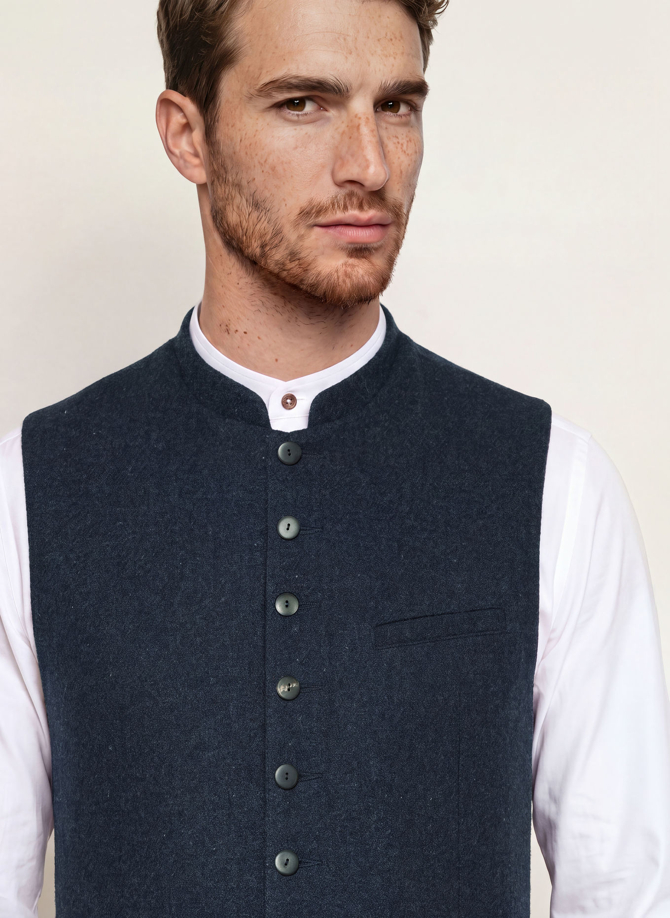 Hammerschmid FRITZ Traditional vest: DARK BLUE