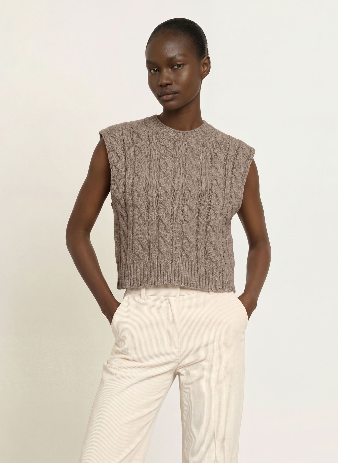 WEEKEND Max Mara Sweater vest CLOWN: BROWN