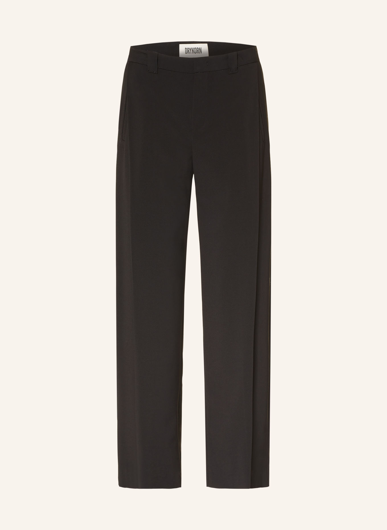DRYKORN Marlenehose UNPACK: SCHWARZ