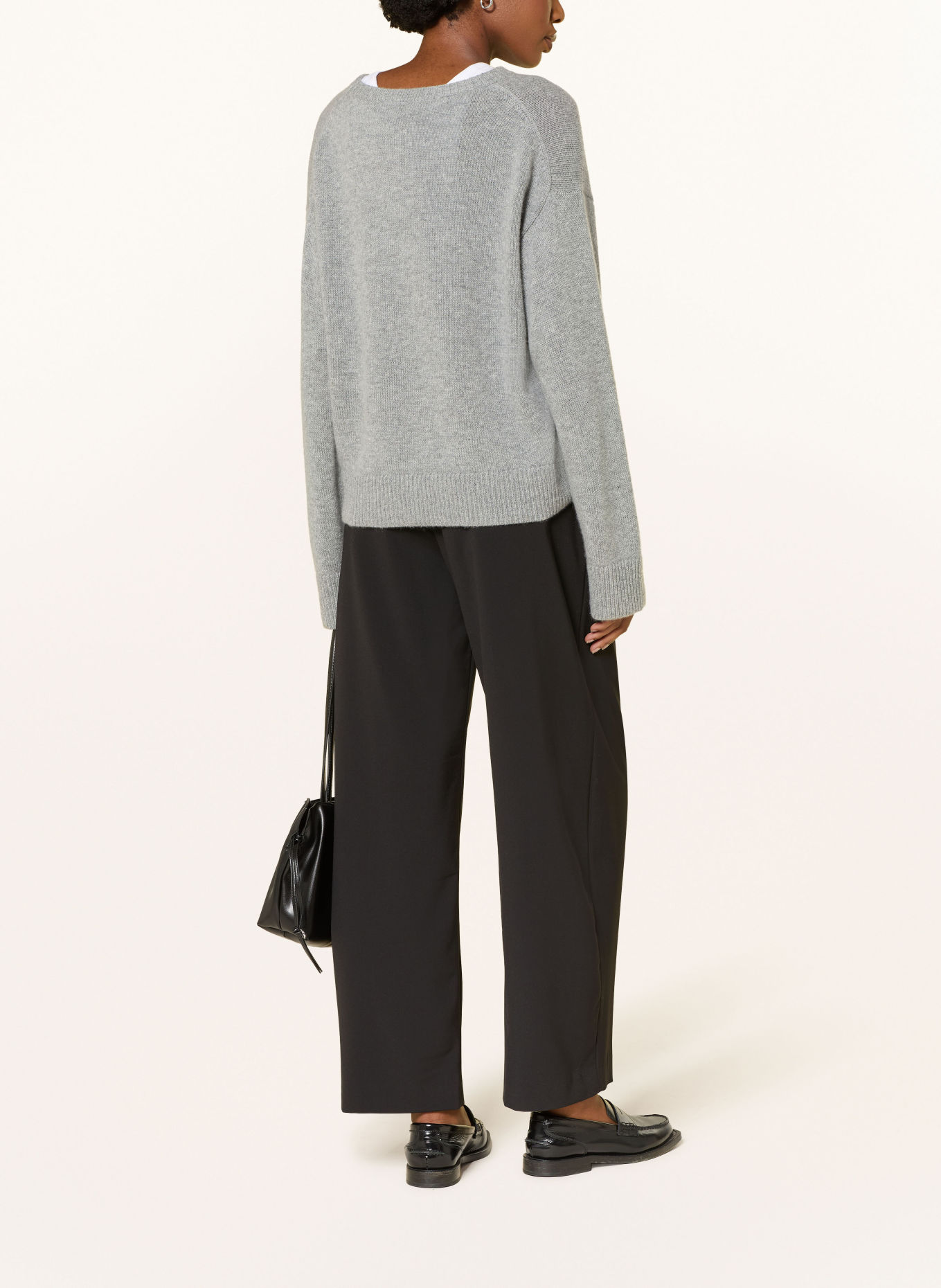 DRYKORN Marlenehose UNPACK: SCHWARZ