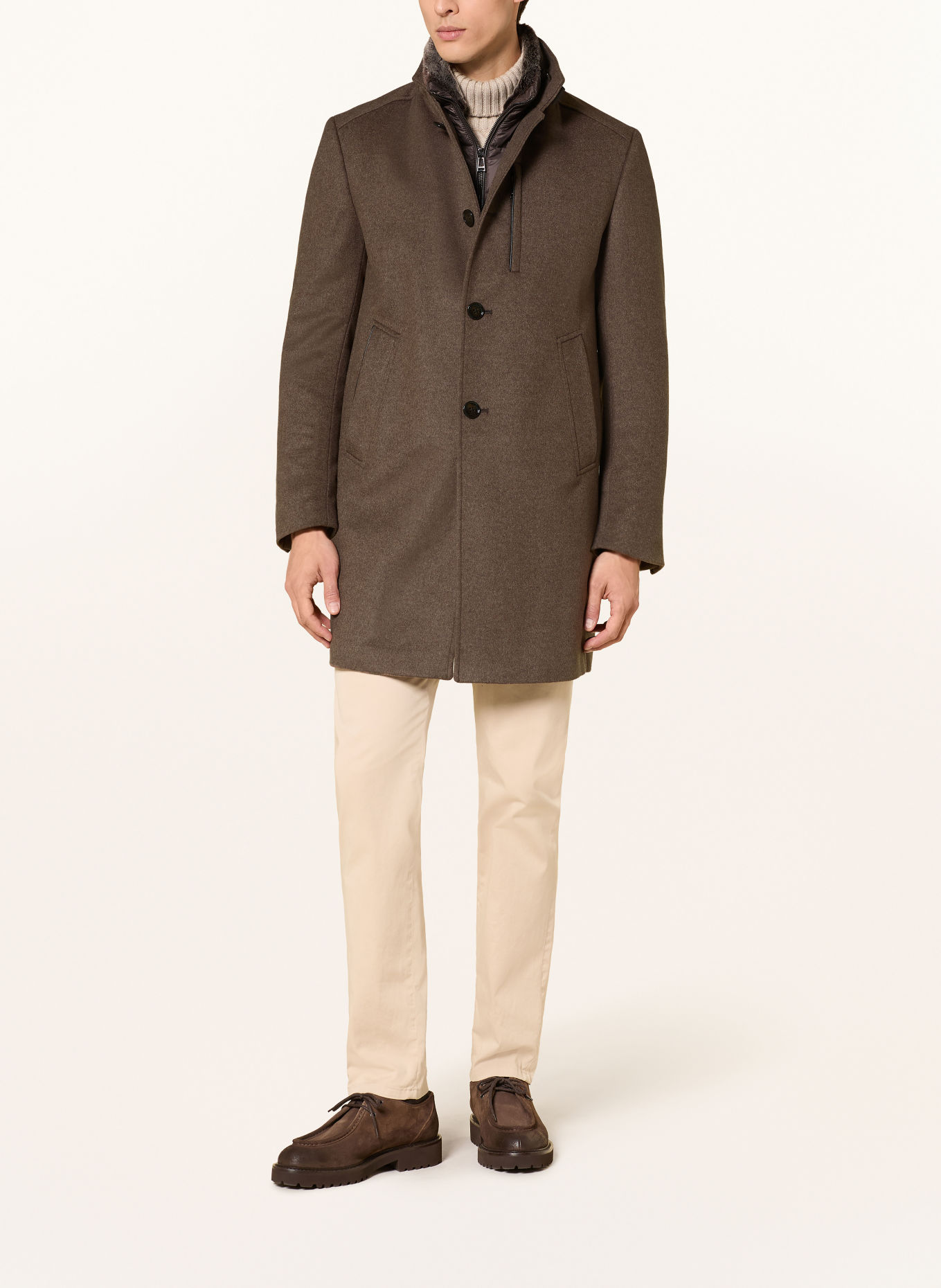 windsor. RIVANO Coat: BROWN
