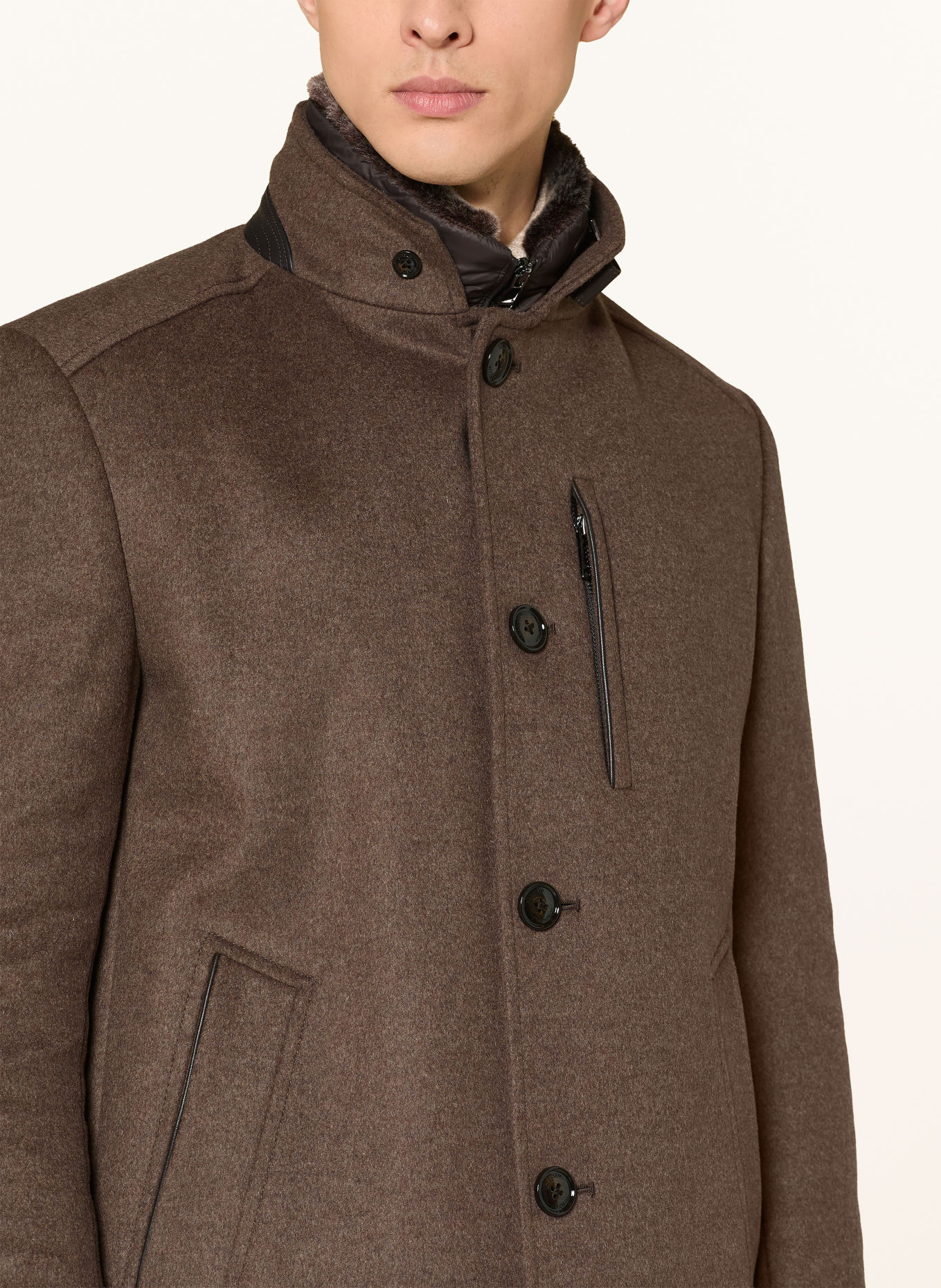 windsor. RIVANO Coat: BROWN