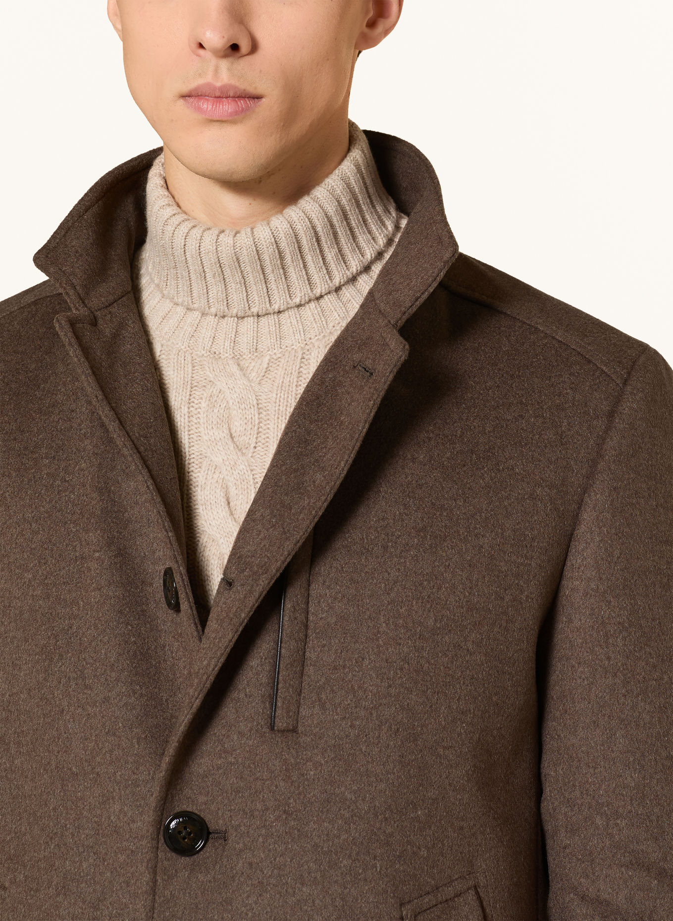 windsor. RIVANO Coat: BROWN