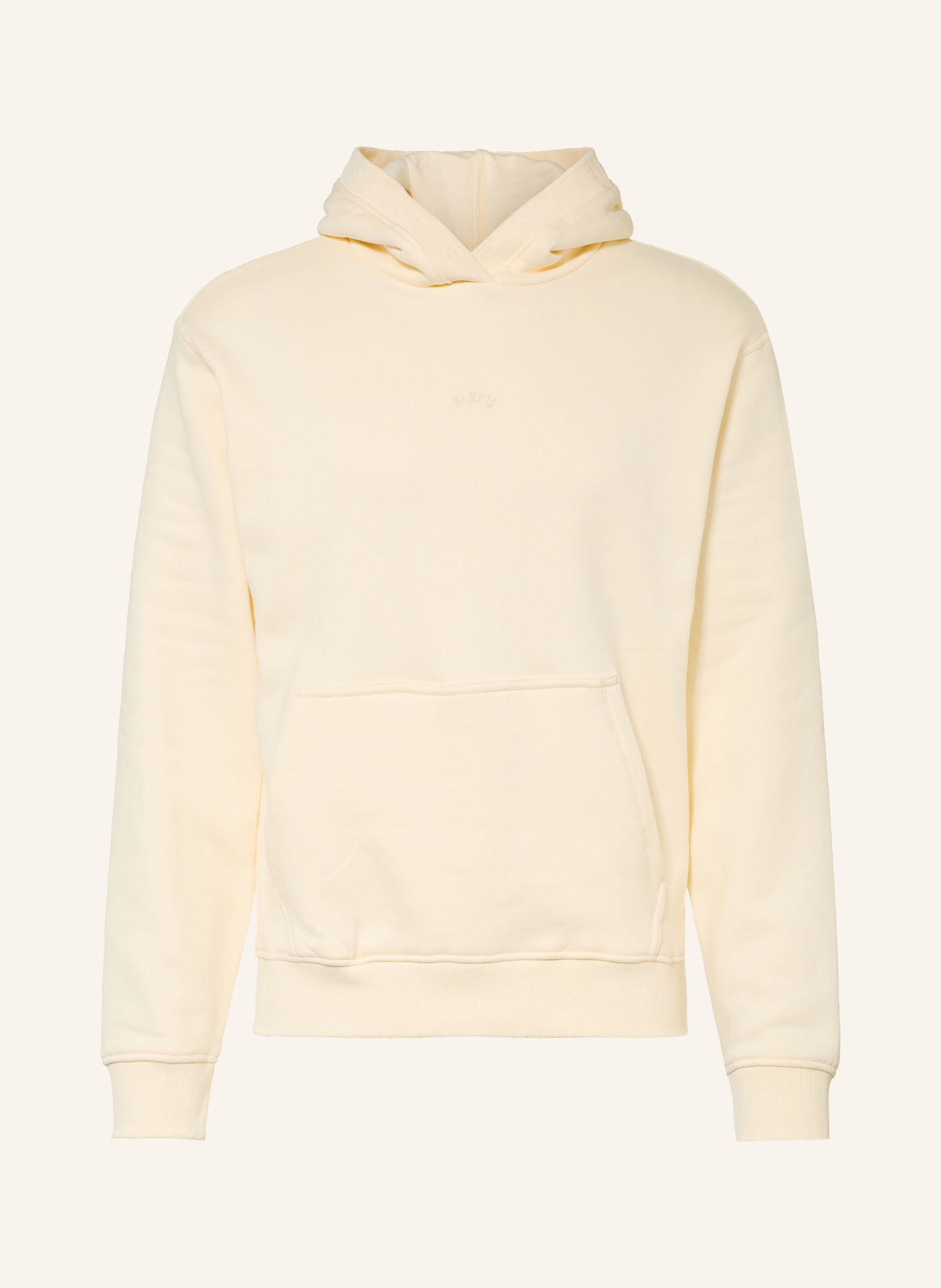 BLKVIS Sweat à capuche LETTERING: ÉCRU