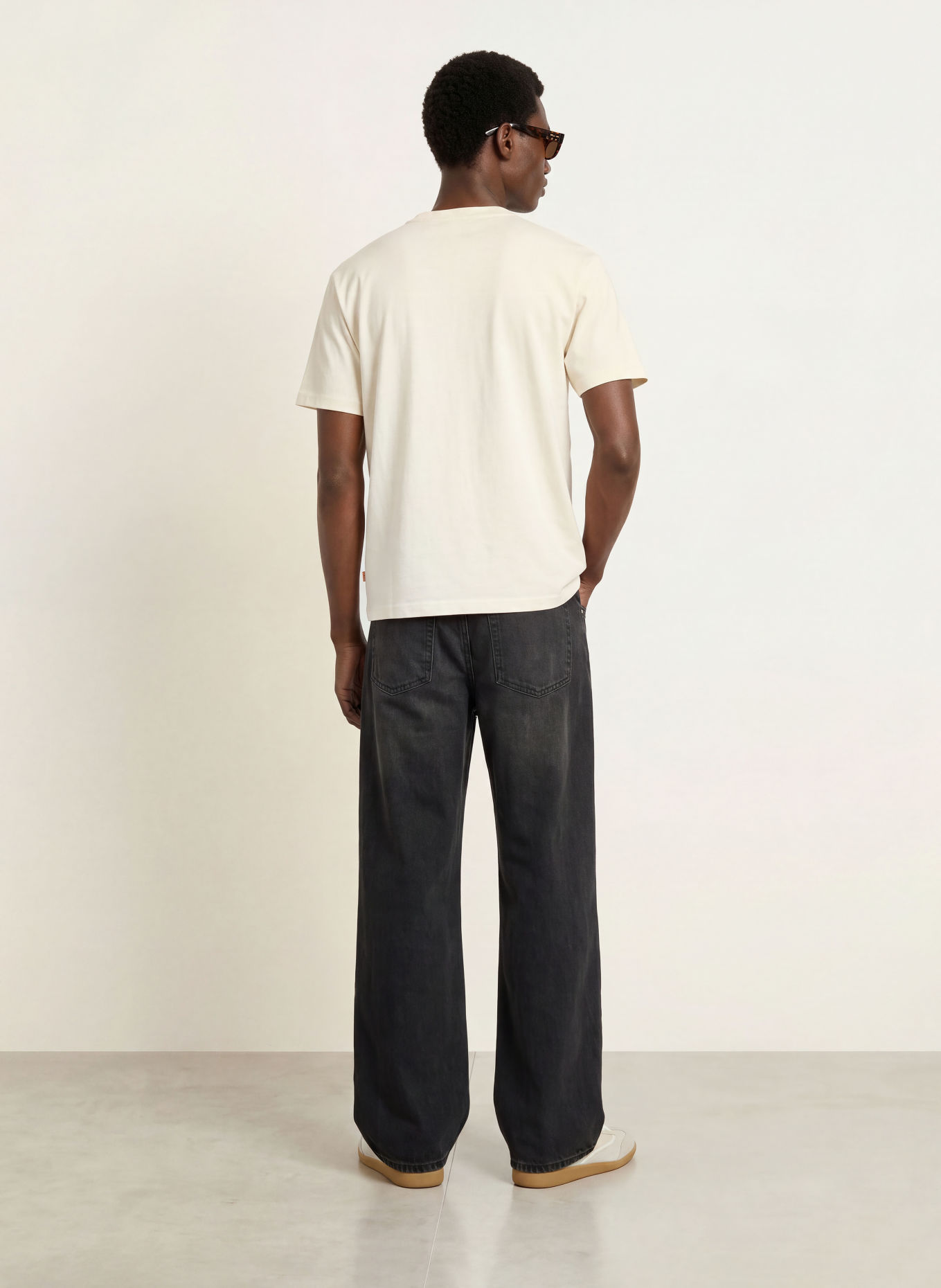 BLKVIS T-shirt: CRÈME / MARRON / VERT