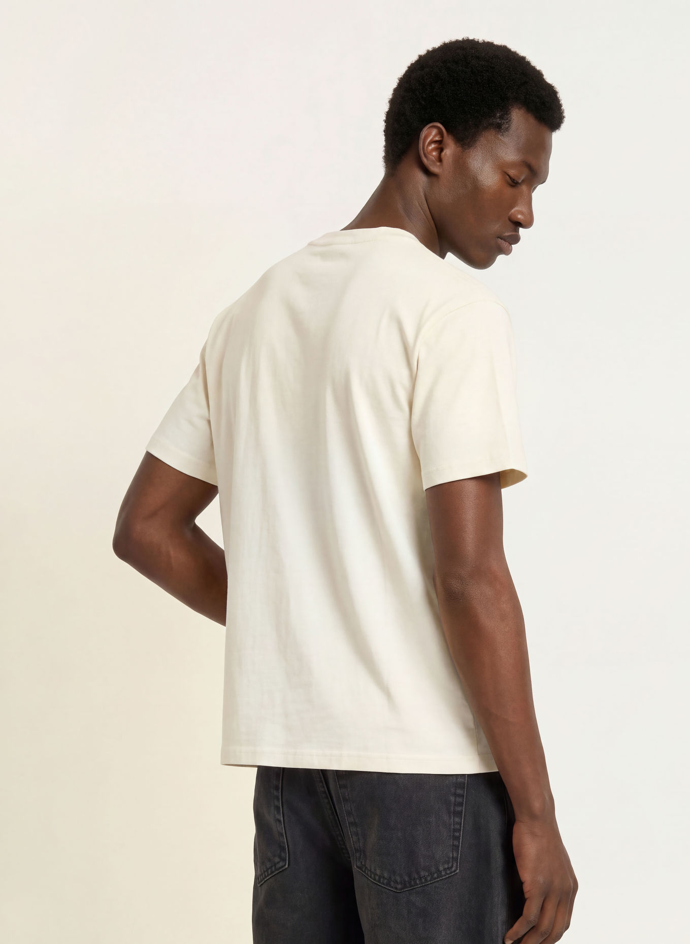 BLKVIS T-shirt: CRÈME / MARRON / VERT