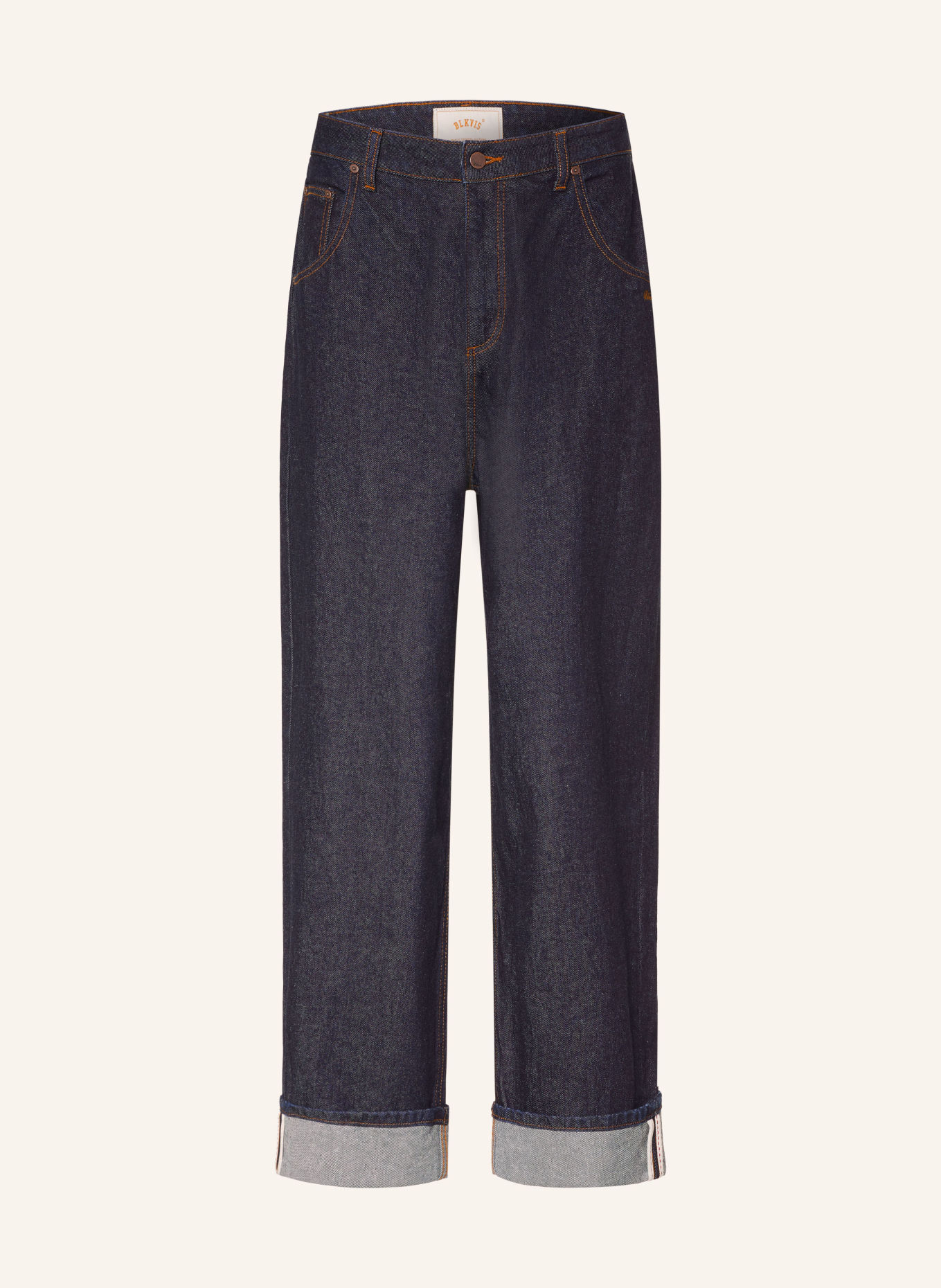 BLKVIS SELVEDGE Regular Fit Jeans: 9301 Dark Blue