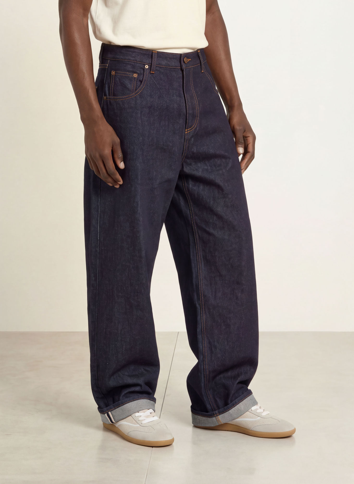 BLKVIS SELVEDGE Regular Fit Jeans: 9301 Dark Blue