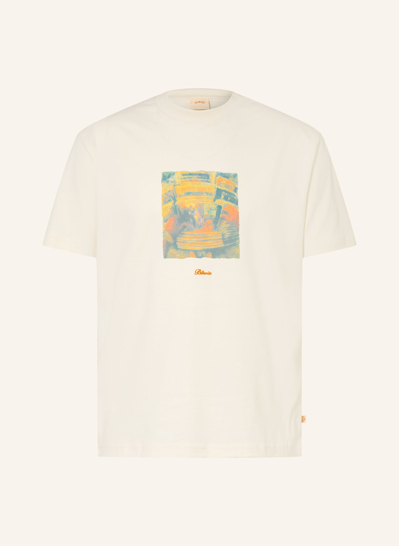 BLKVIS T-shirt DIGGIN CRATES: CRÈME / MARRON CLAIR / OLIVE