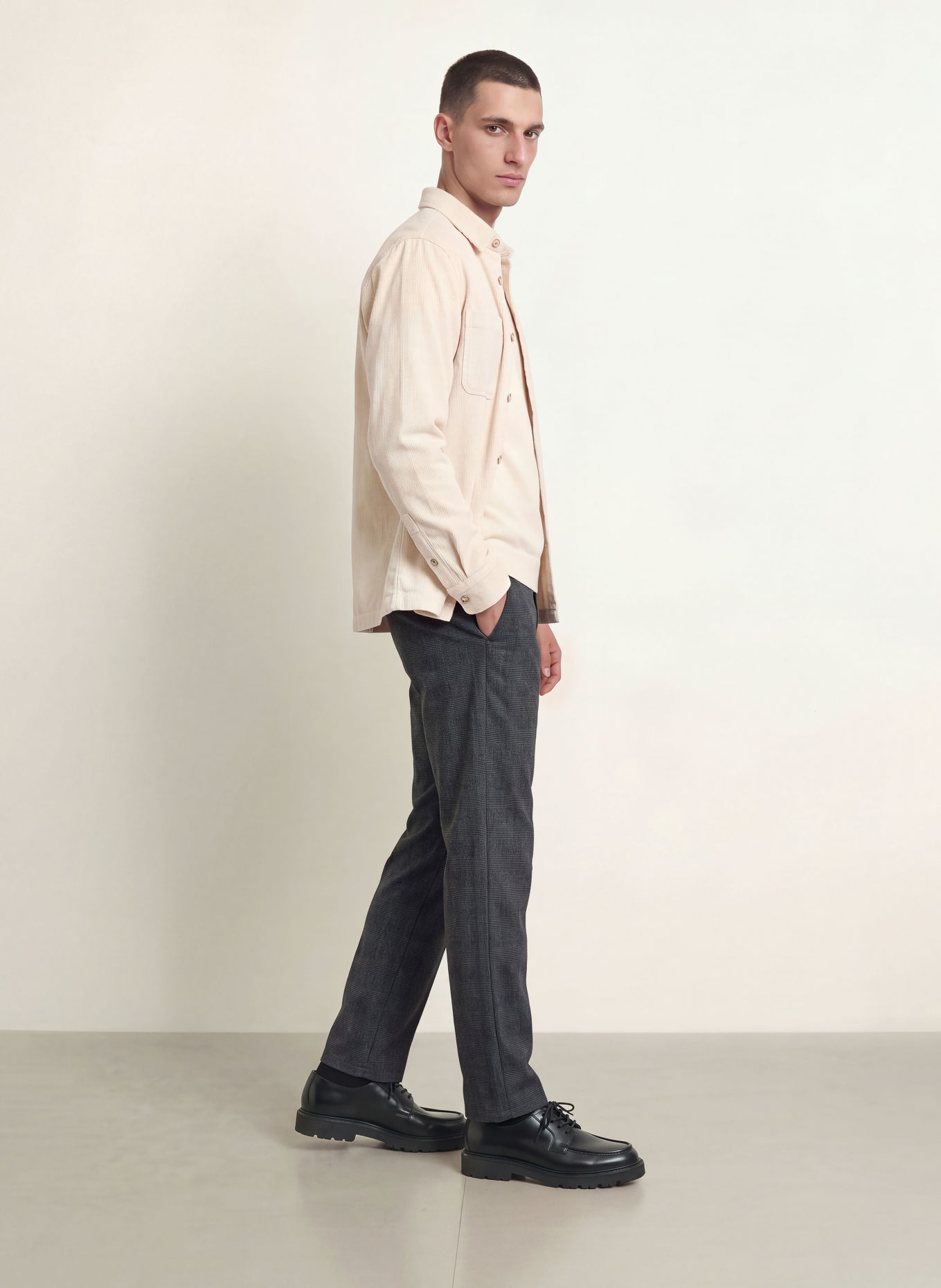 JOOP! JEANS MATTHEW Modern Fit Chinos: GRAY / DARK GRAY